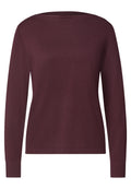 Basic Pullover mit U-Boot-Ausschnitt