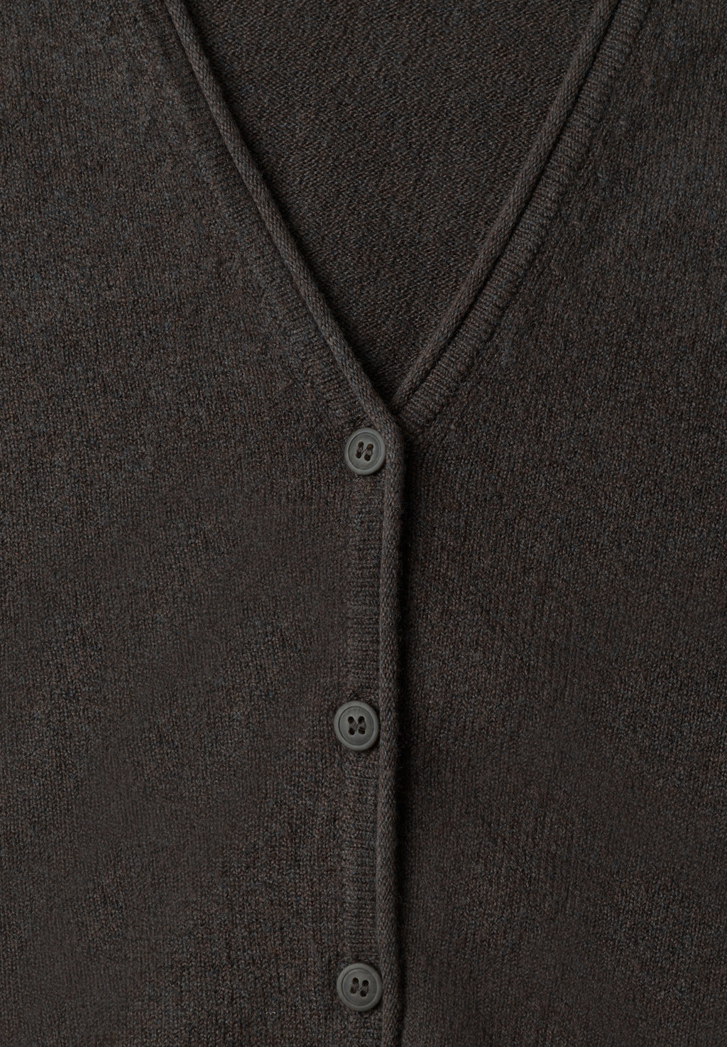 Cadigan mit V-Neck und Knopfleiste