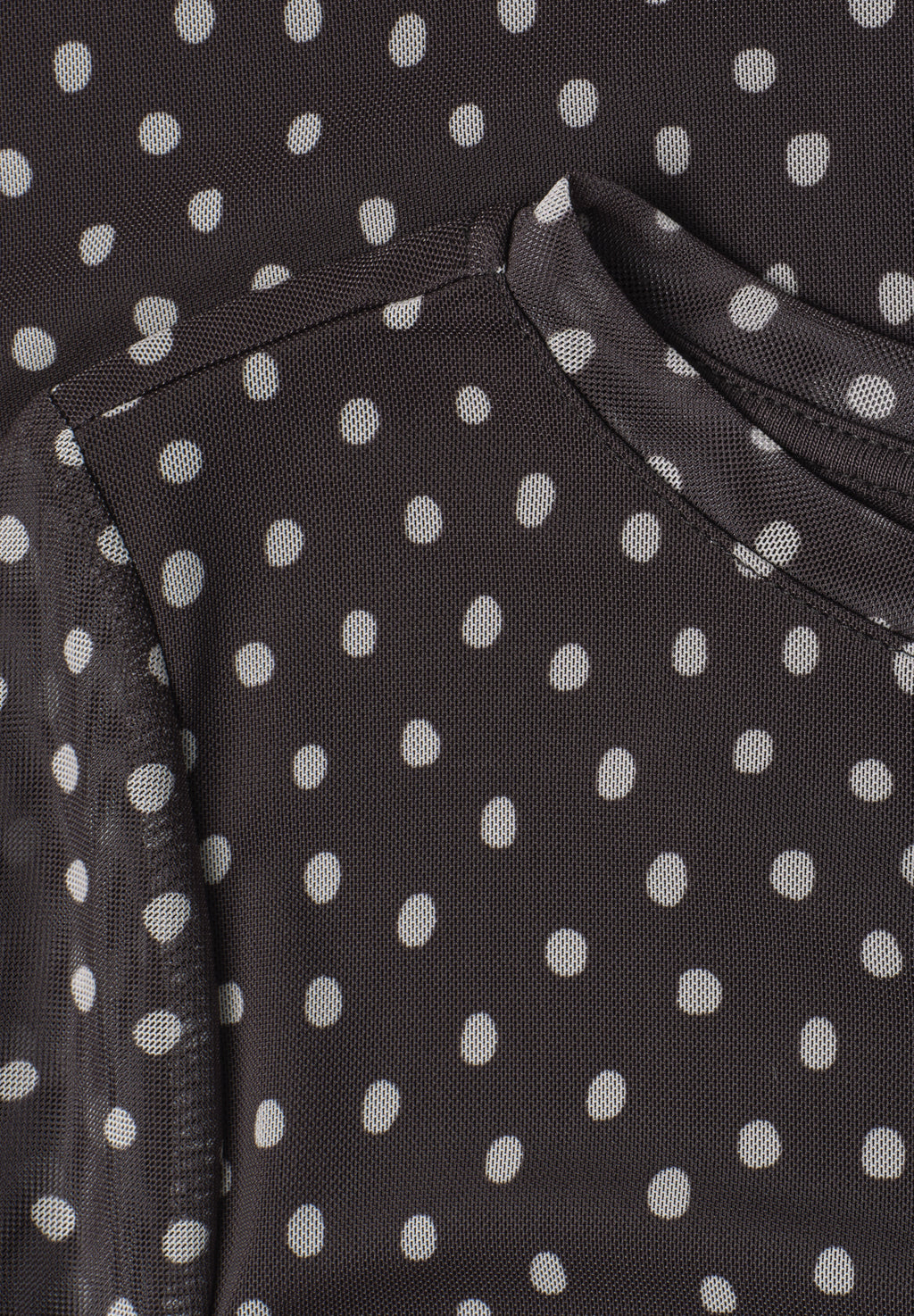 3/4-Arm Shirt aus Mesh mit Print