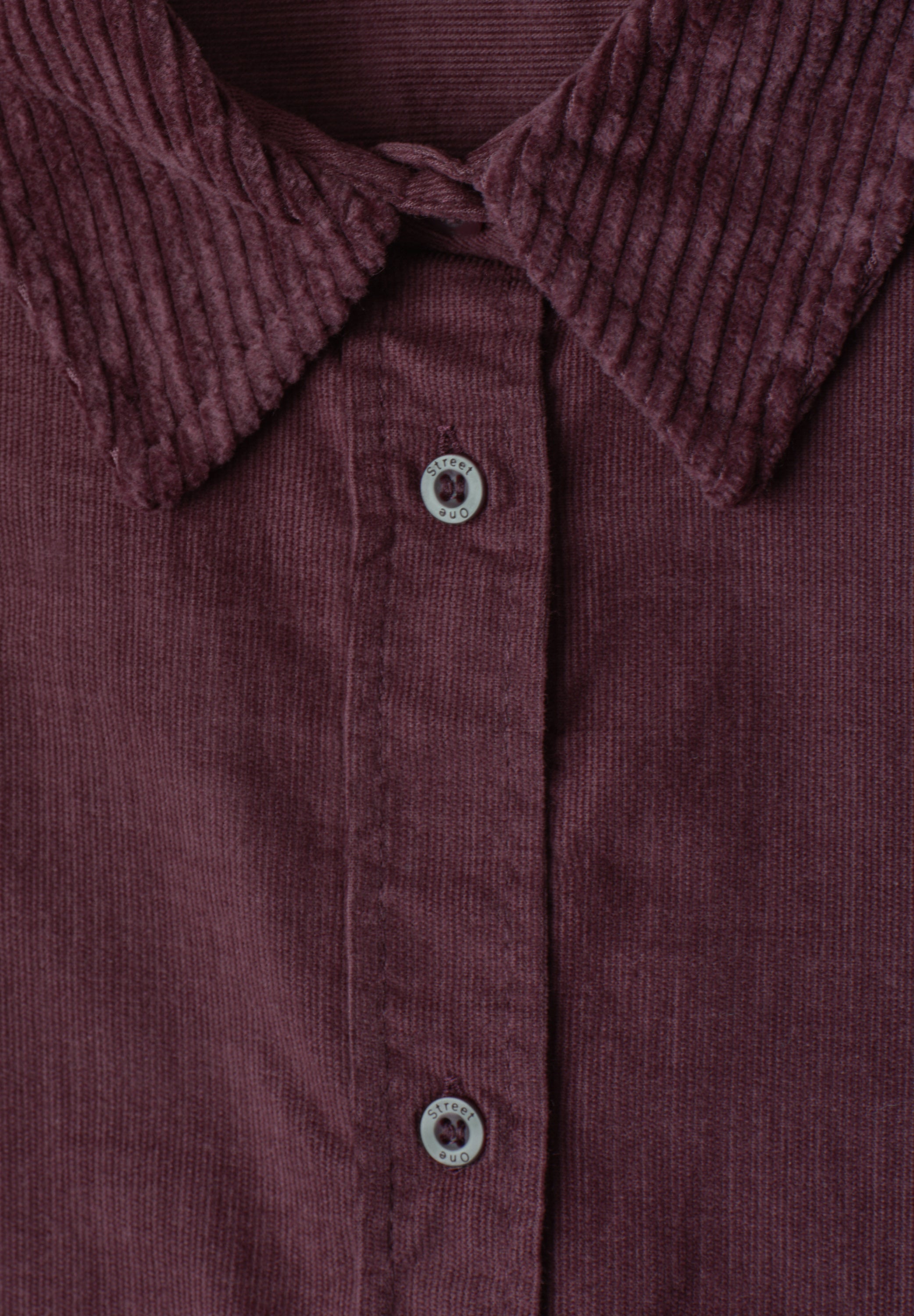 3/4 Arm Hemdbluse mit Cordmix