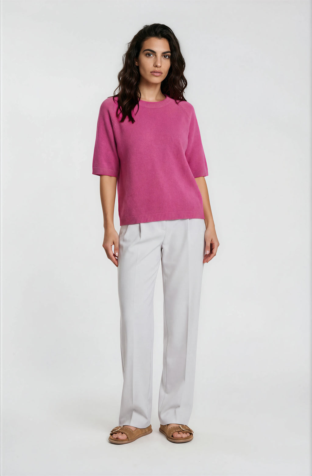 1/2 raglan sleeve roundneck pullover