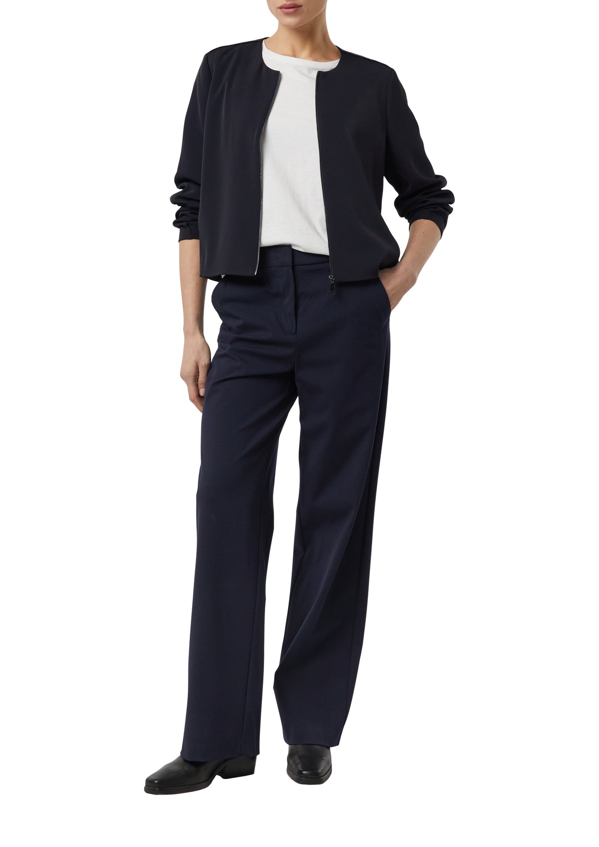 Blouson-Jacke im Boxy Fit von Comma