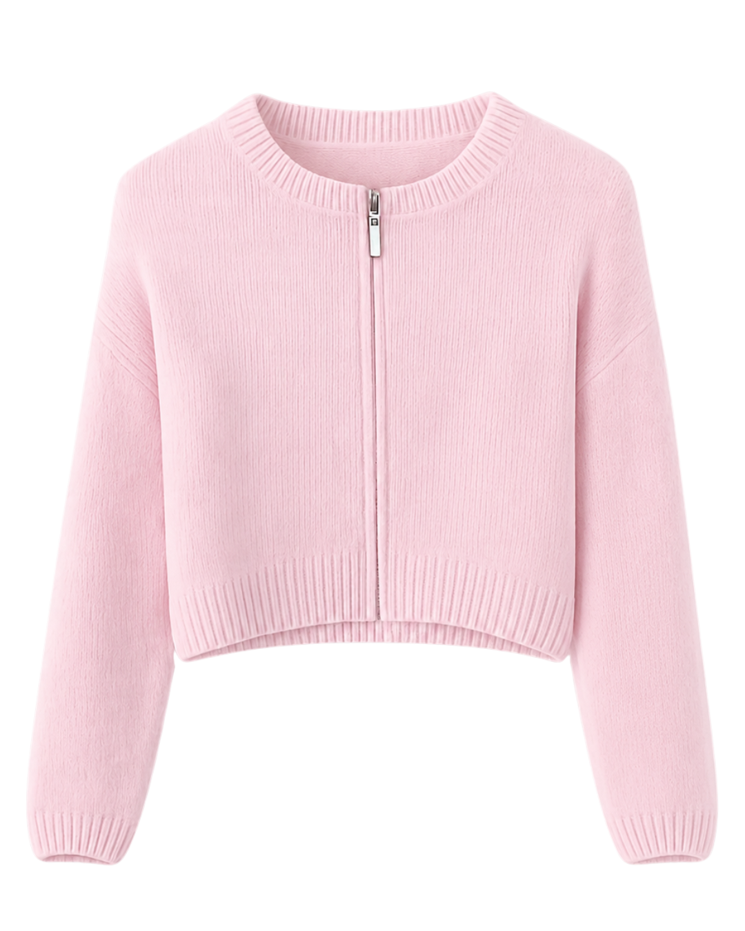 Da.Jacke Strick/Wirk - Bella Italia - rosa - one size