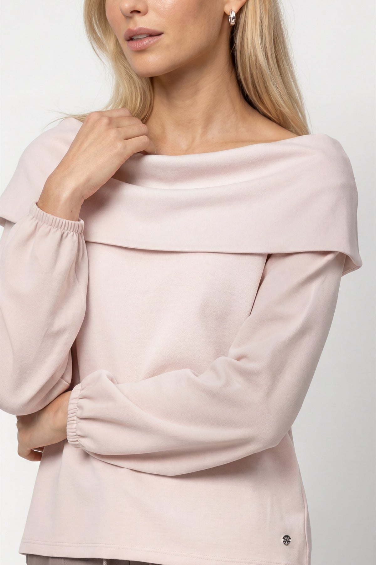 Pullover mit Carmen-Ausschnitt
