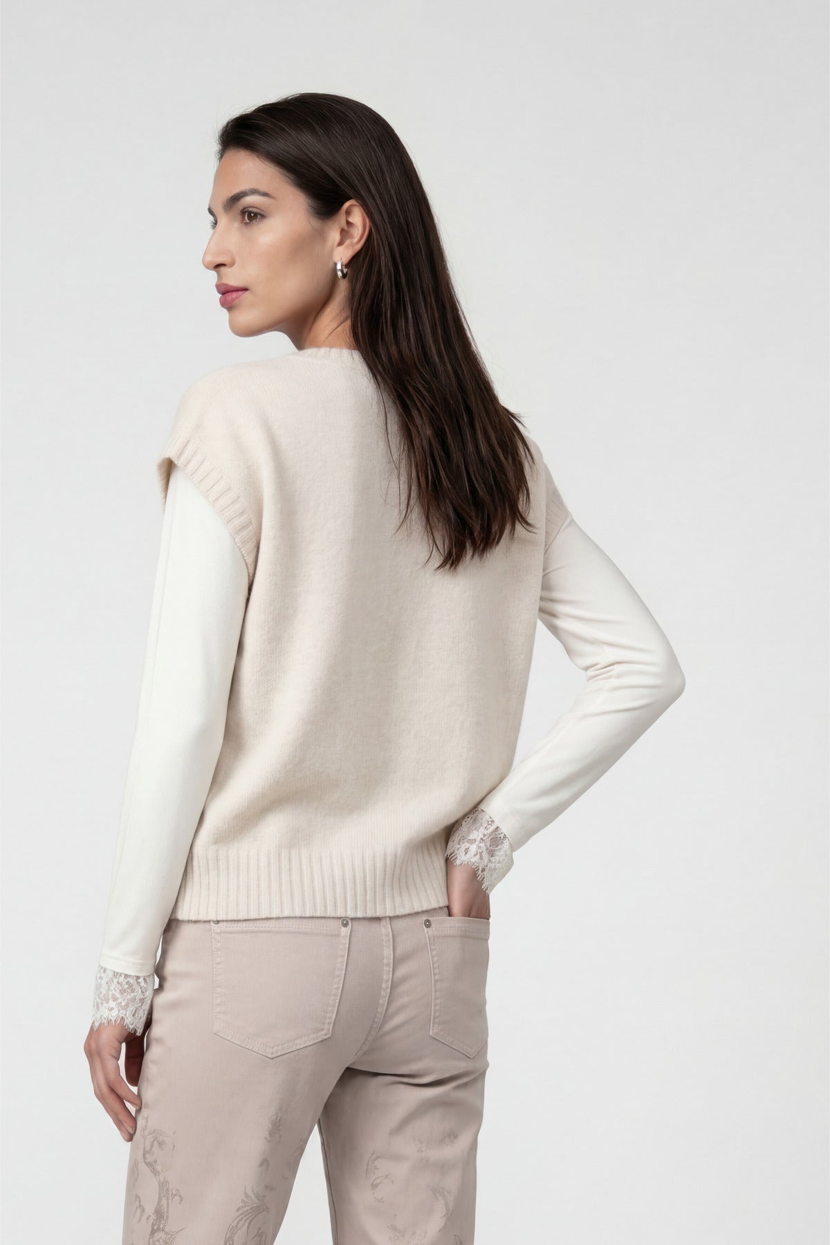 Strickpullunder mit Lurex
