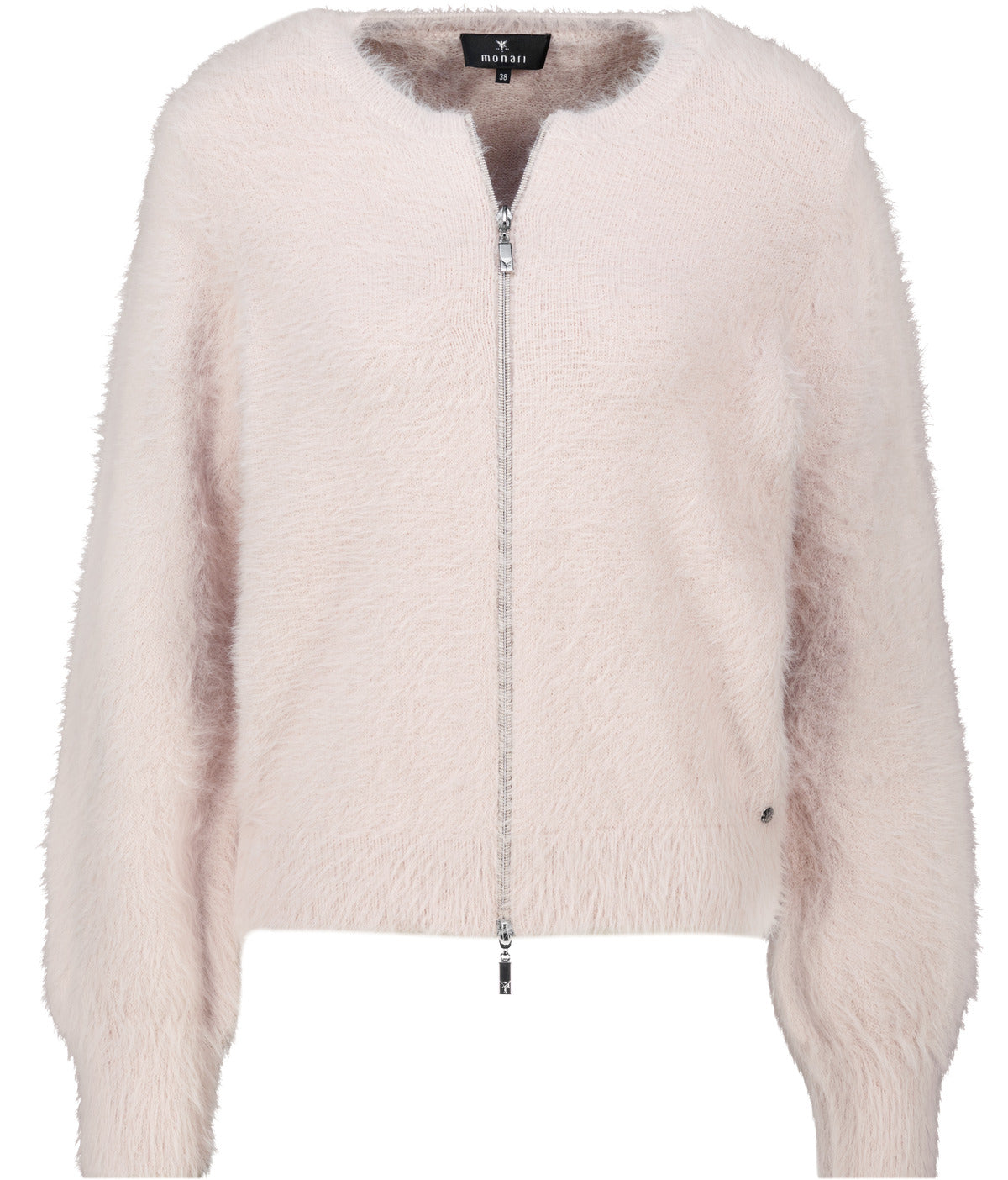 Strickjacke mit flauschiger Haptik