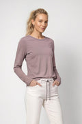 Langarmshirt mit Strassdetails
