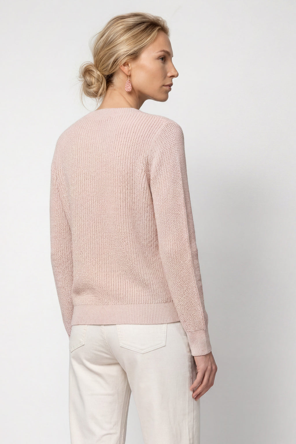 Basic-Strickpullover mit Lurex