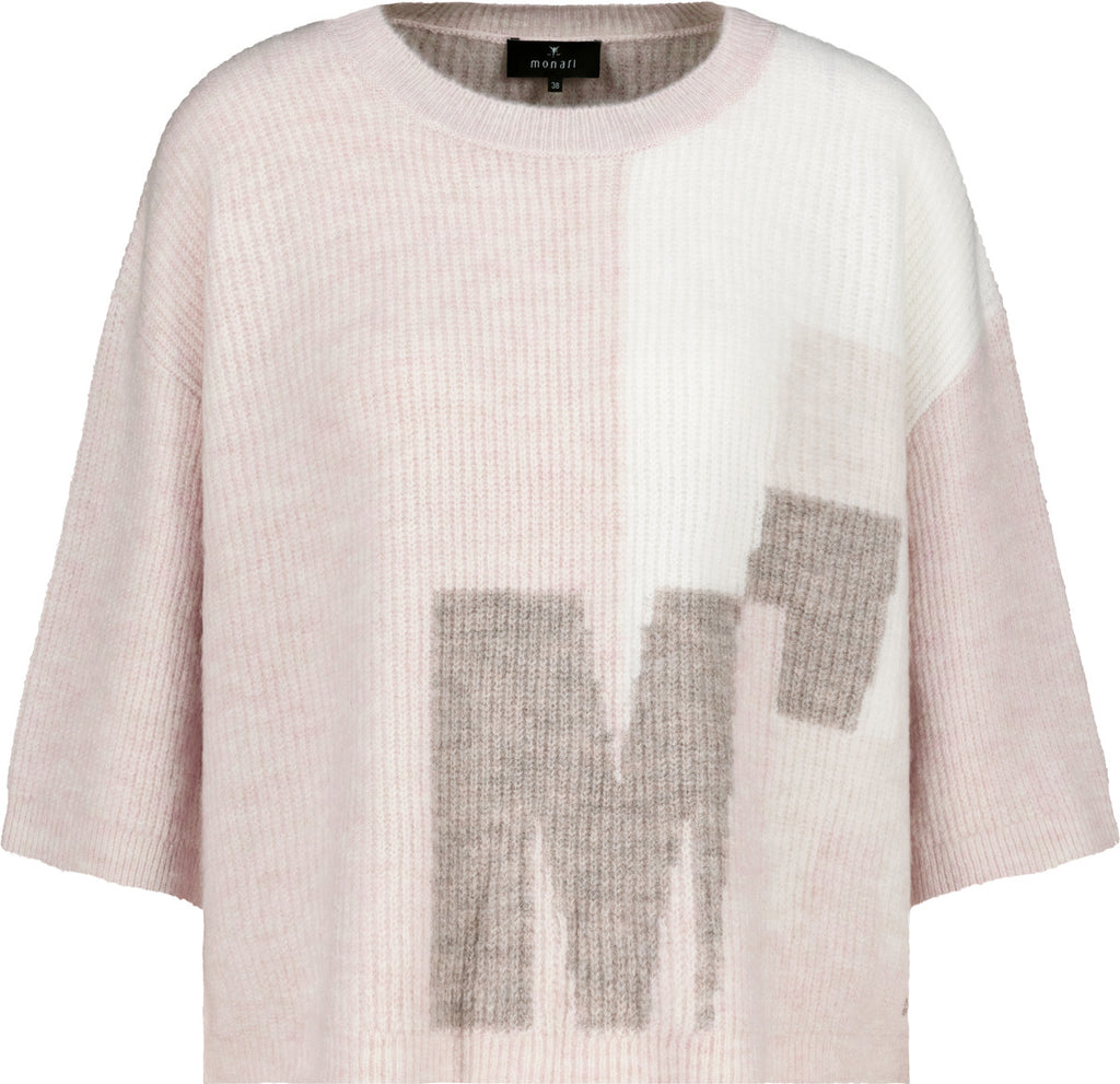 Strickpullover mit Intarsie-Design