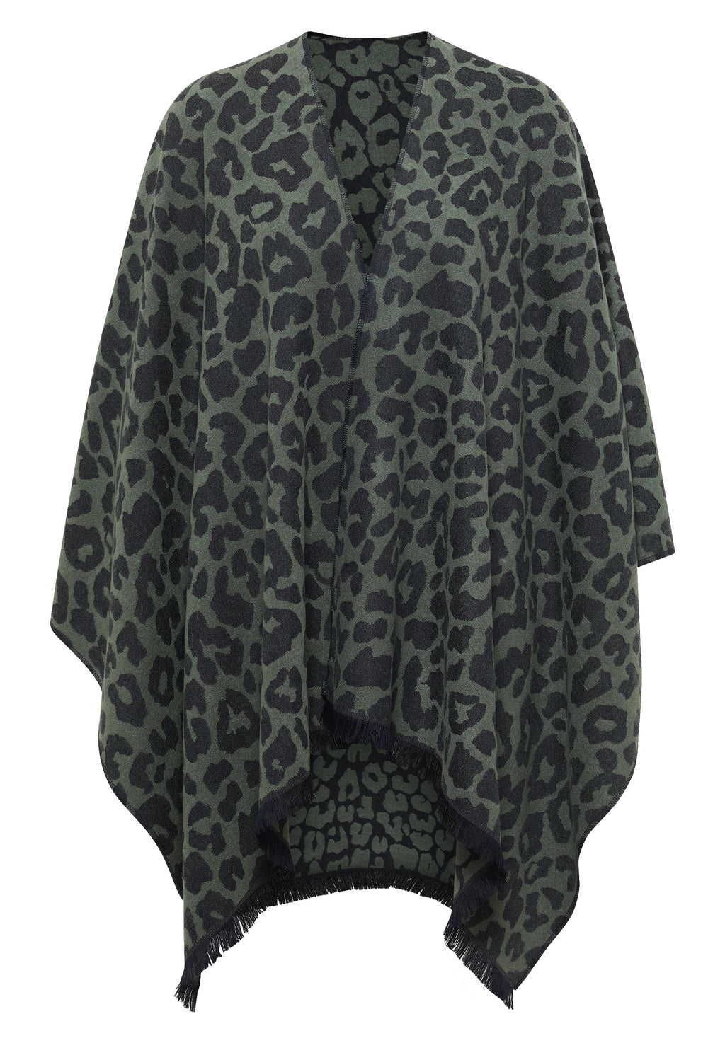 Cape mit Leo-Muster