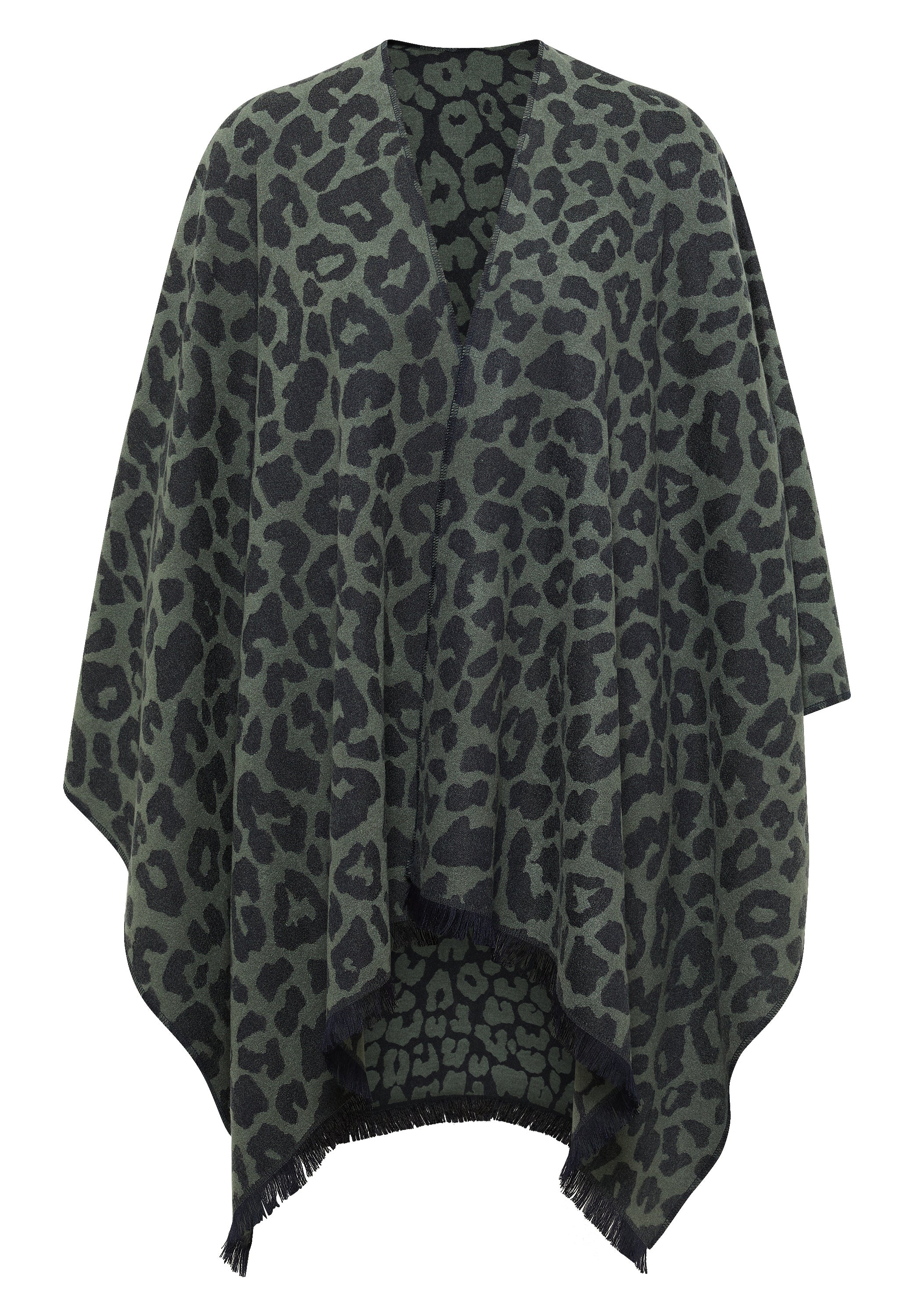 Cape mit Leo-Muster