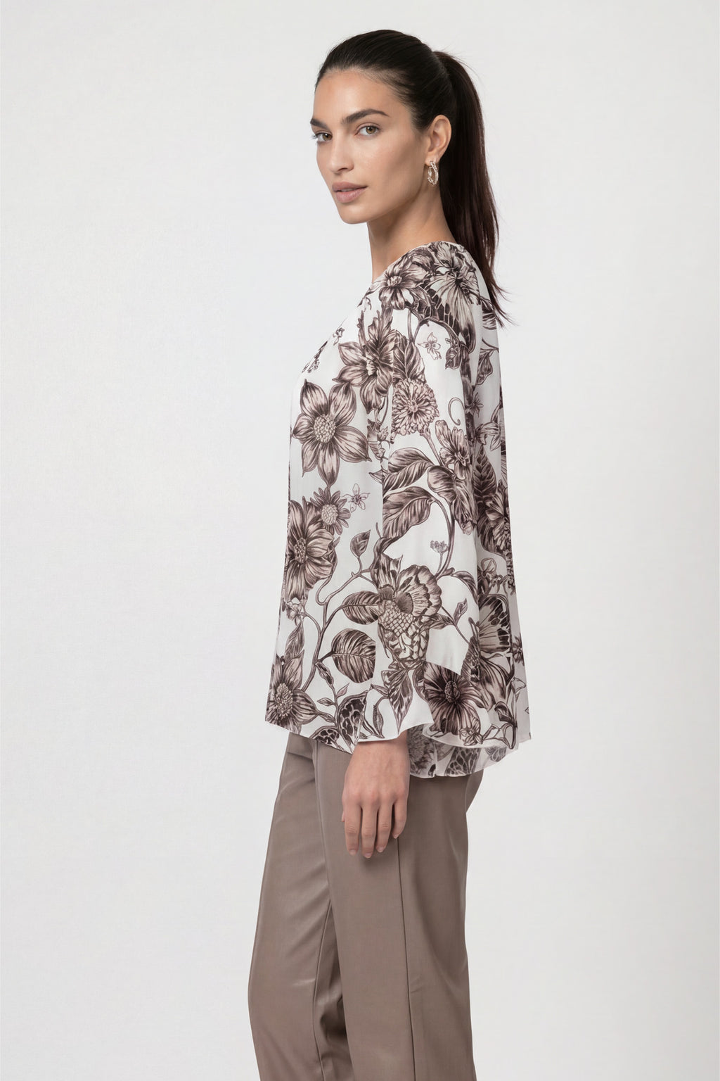 Bluse mit Blumenmuster