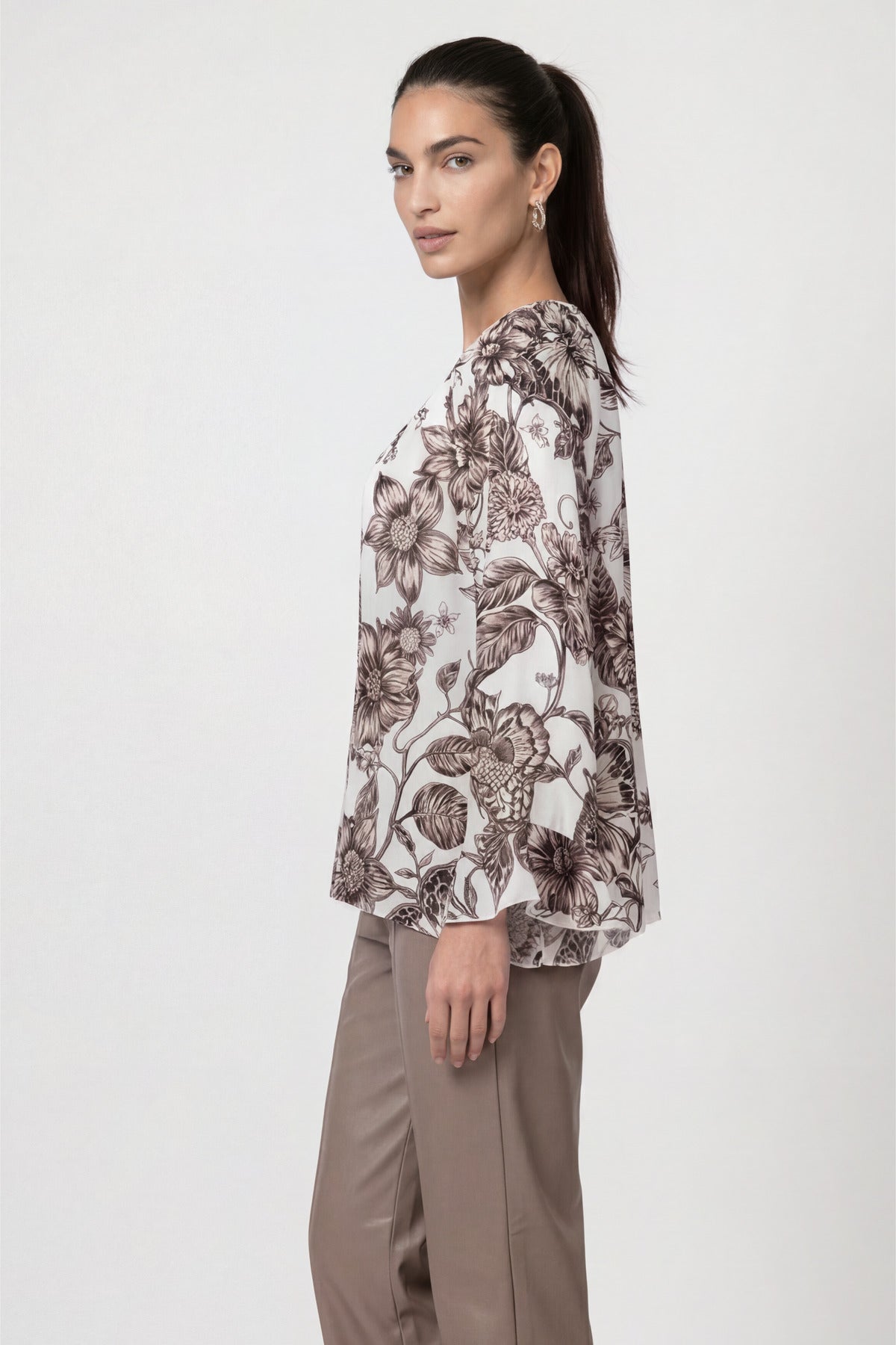 Bluse mit Blumenmuster