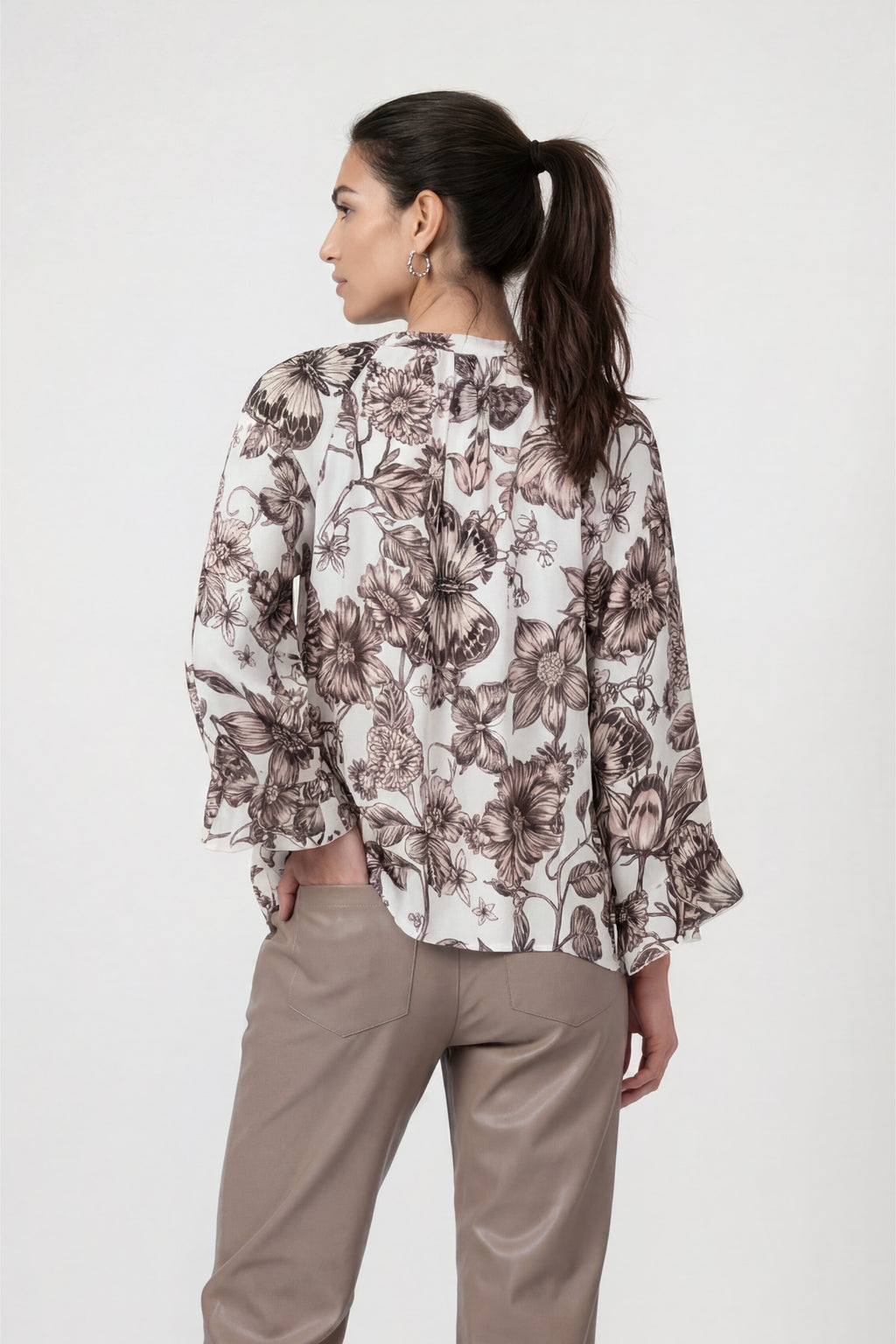 Bluse mit Blumenmuster