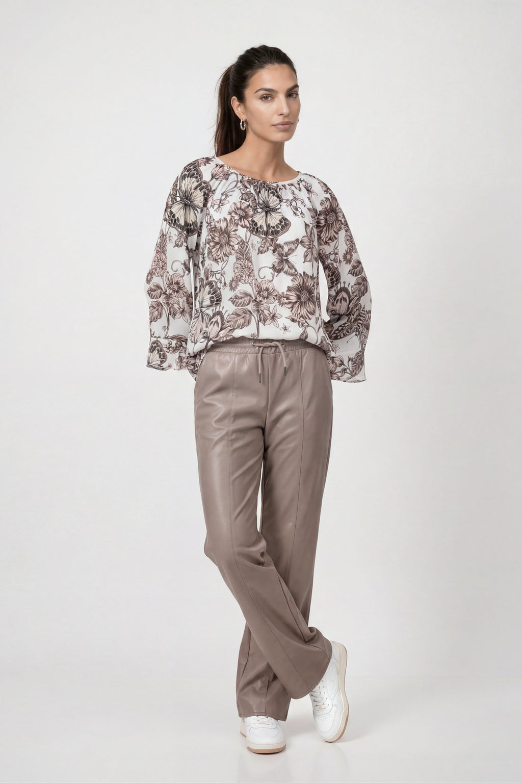 Bluse mit Blumenmuster