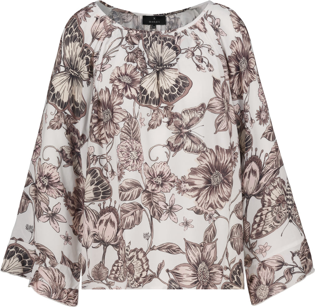 Bluse mit Blumenmuster