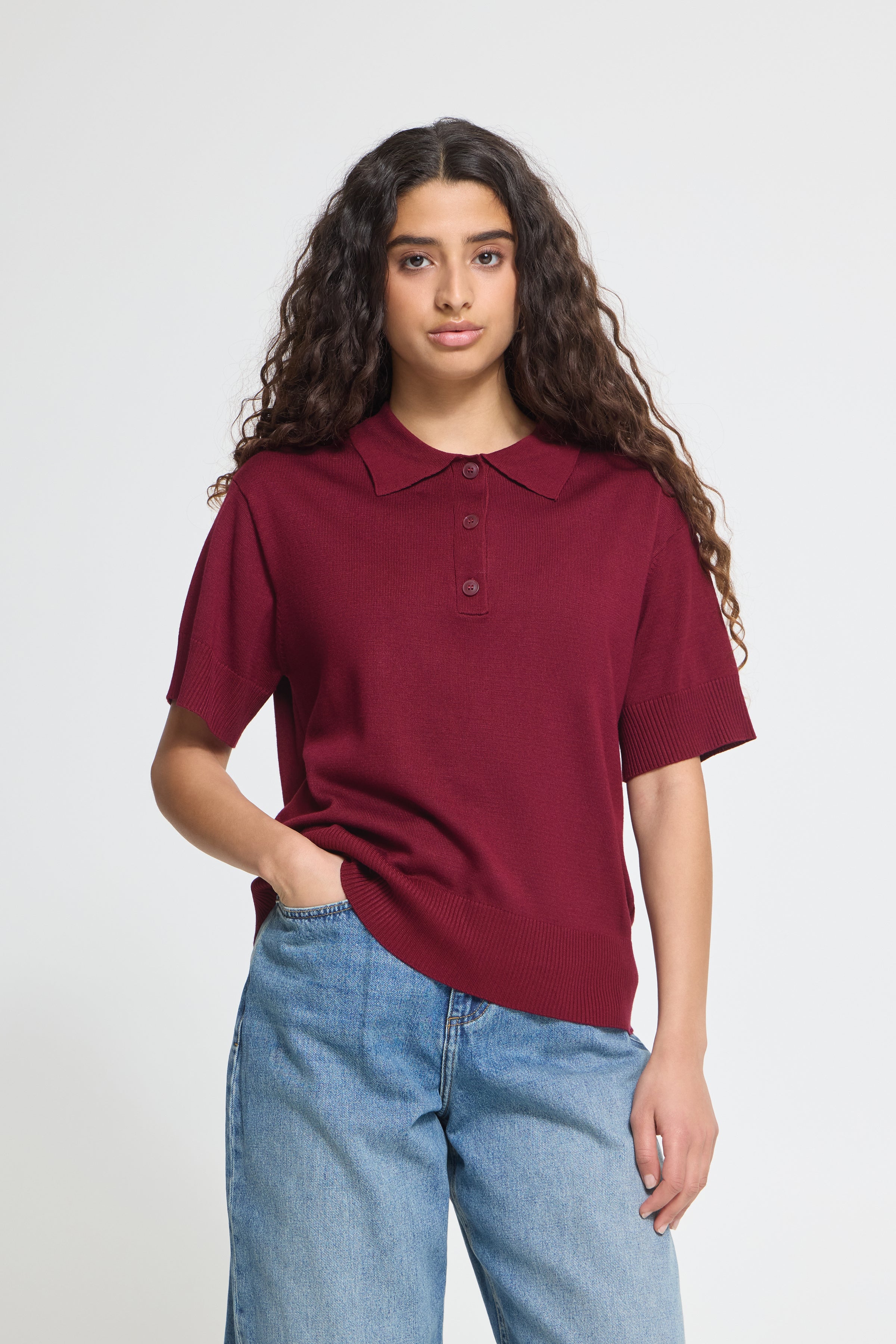 Strick-Poloshirt | IHLULS POLO SS