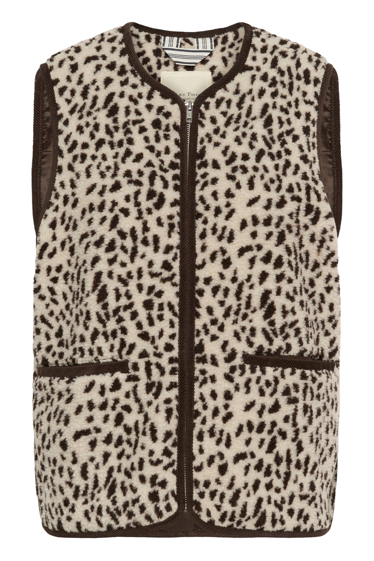 Weste Camelie mit Animal-Print von Part Two
