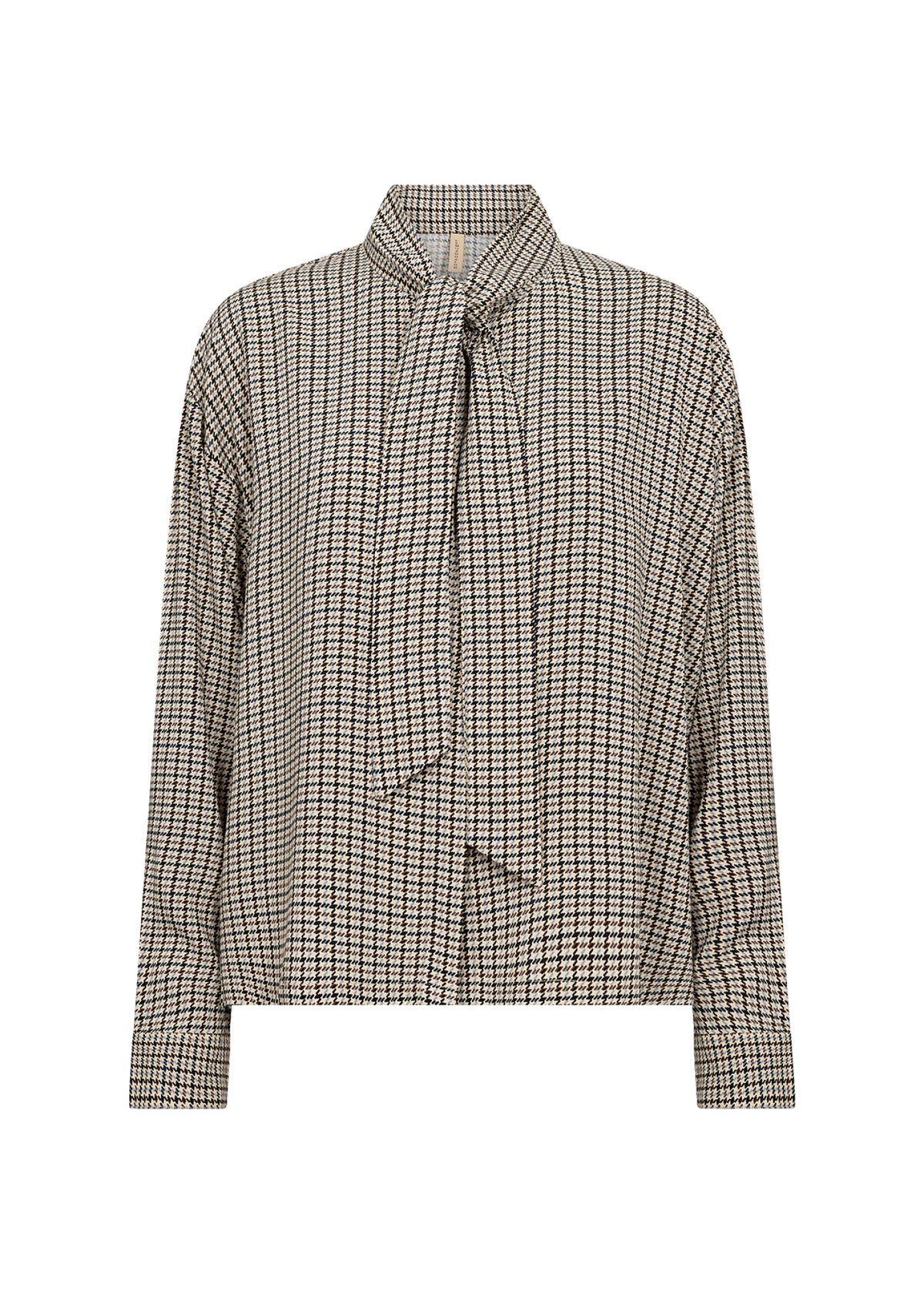 Bluse Halia mit Stehkragen und Allover-Print von Soyaconcept