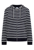 Langarm Jacke mit Kapuze und Struktur