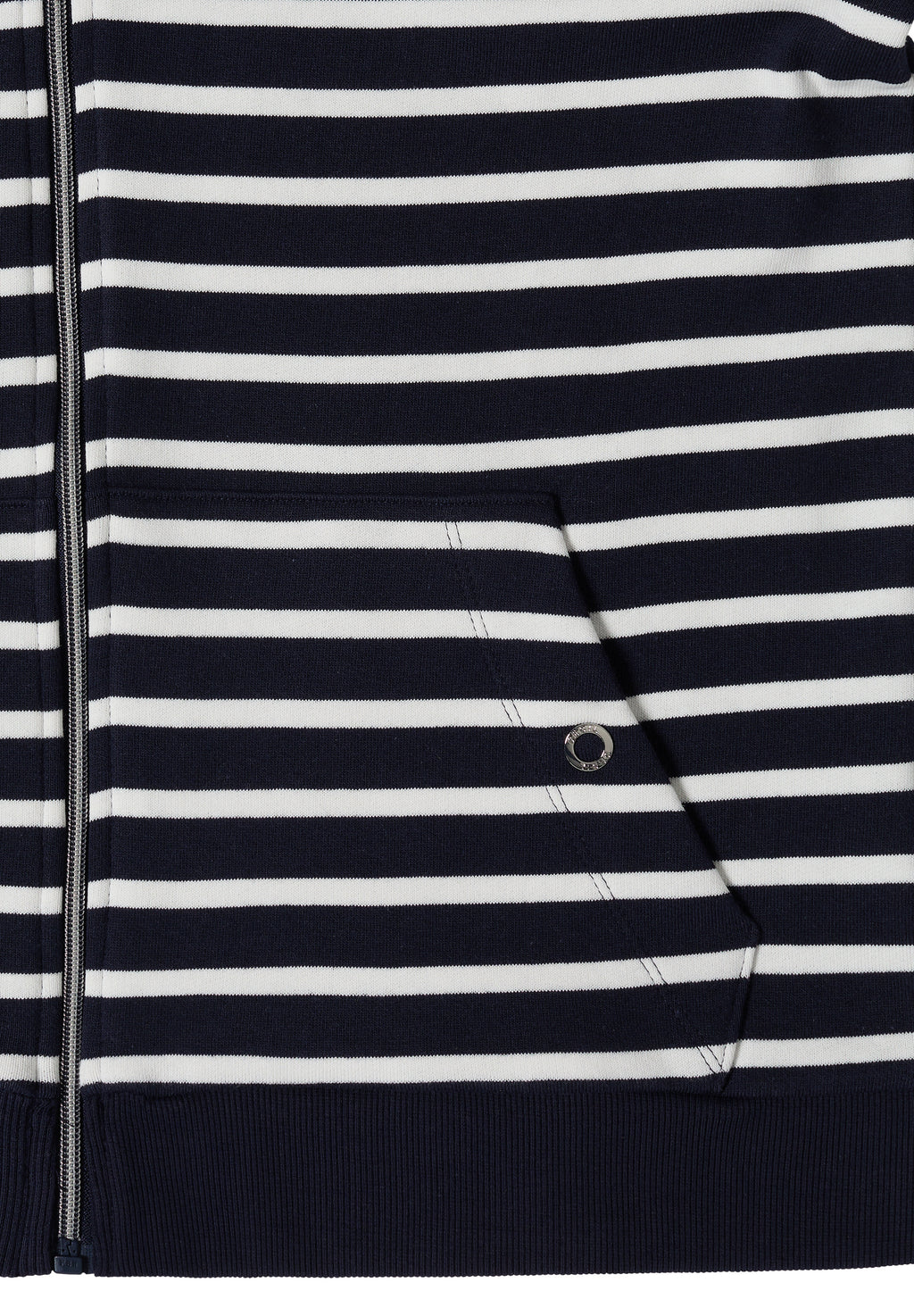 Langarm Jacke mit Kapuze und Struktur