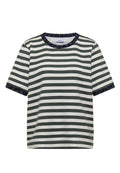T-Shirt mit Rundhals und Leo-Details