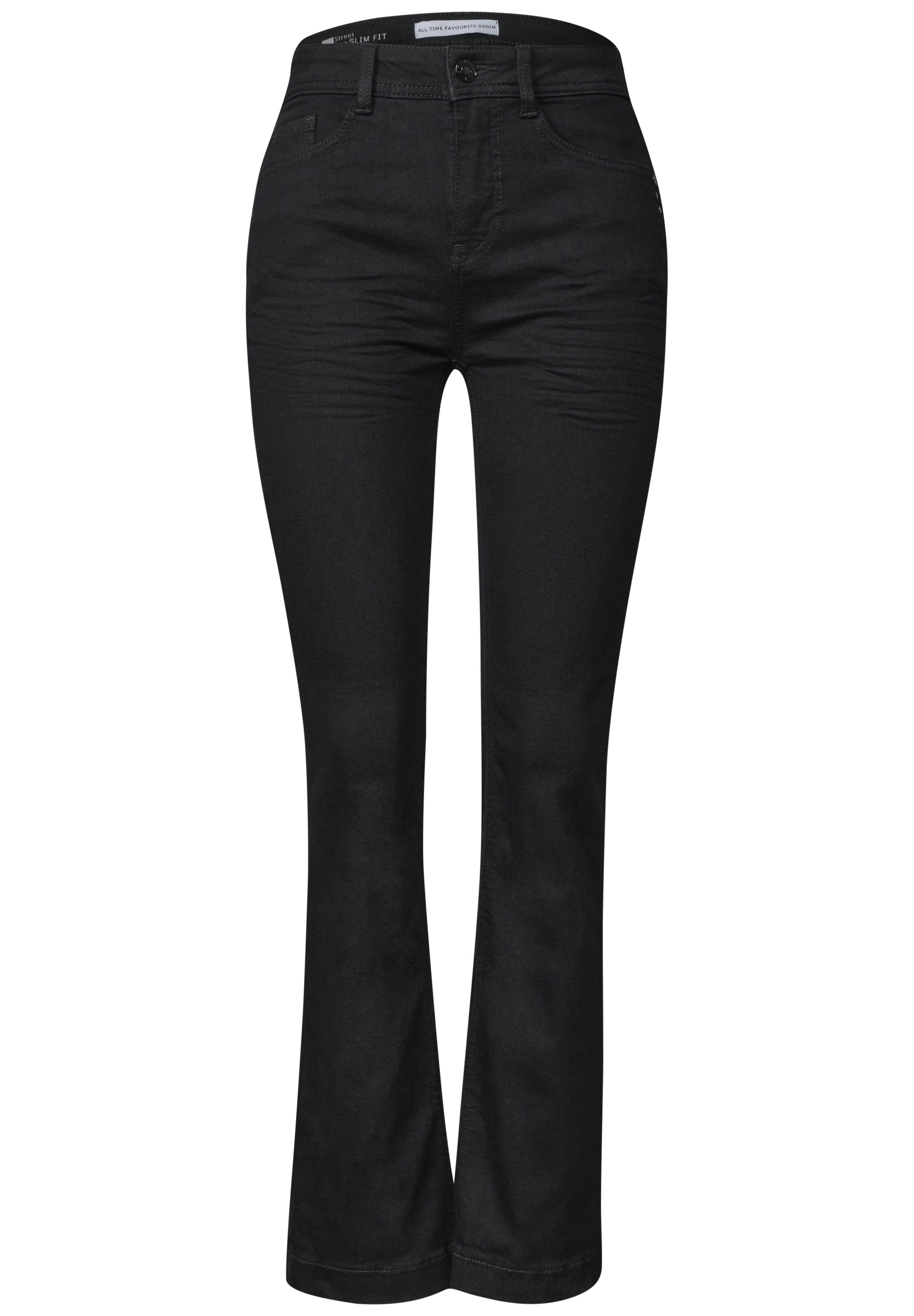 High Waist Bootcut Jeans im Slim Fit