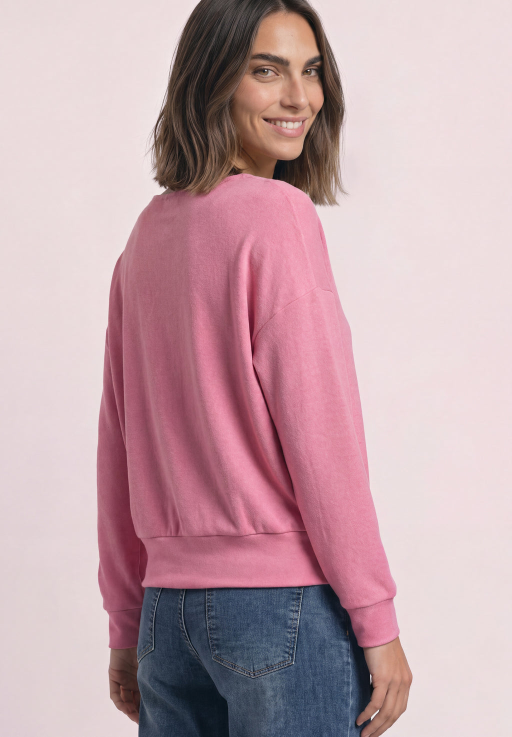 Langarm Shirt mit Elastikbund