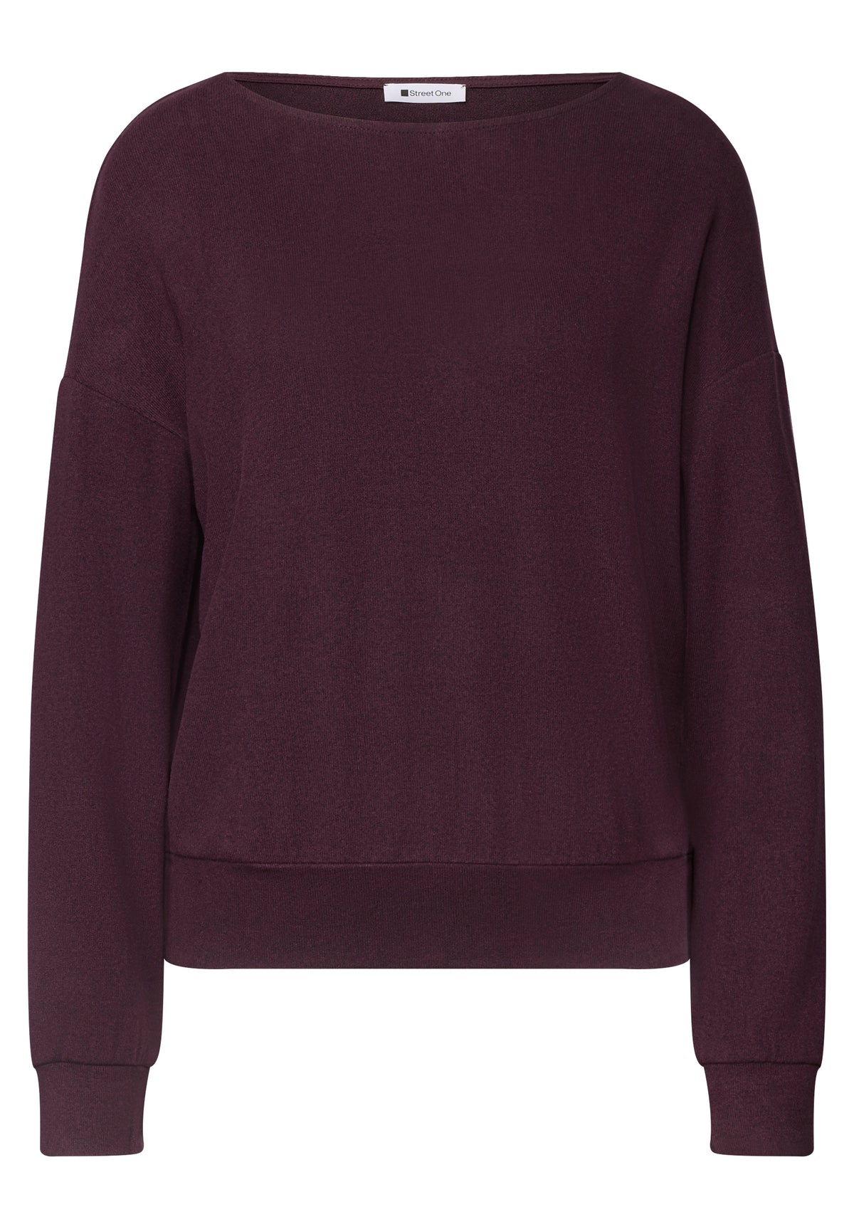 Langarm Shirt mit Elastikbund von Street One