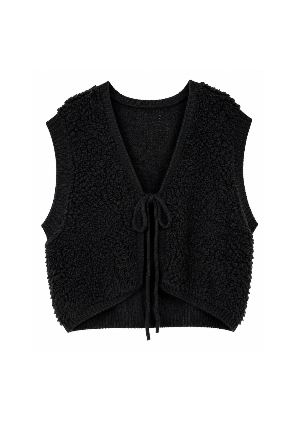 Strickweste Lene mit Lockenstruktur von Houy Mode
