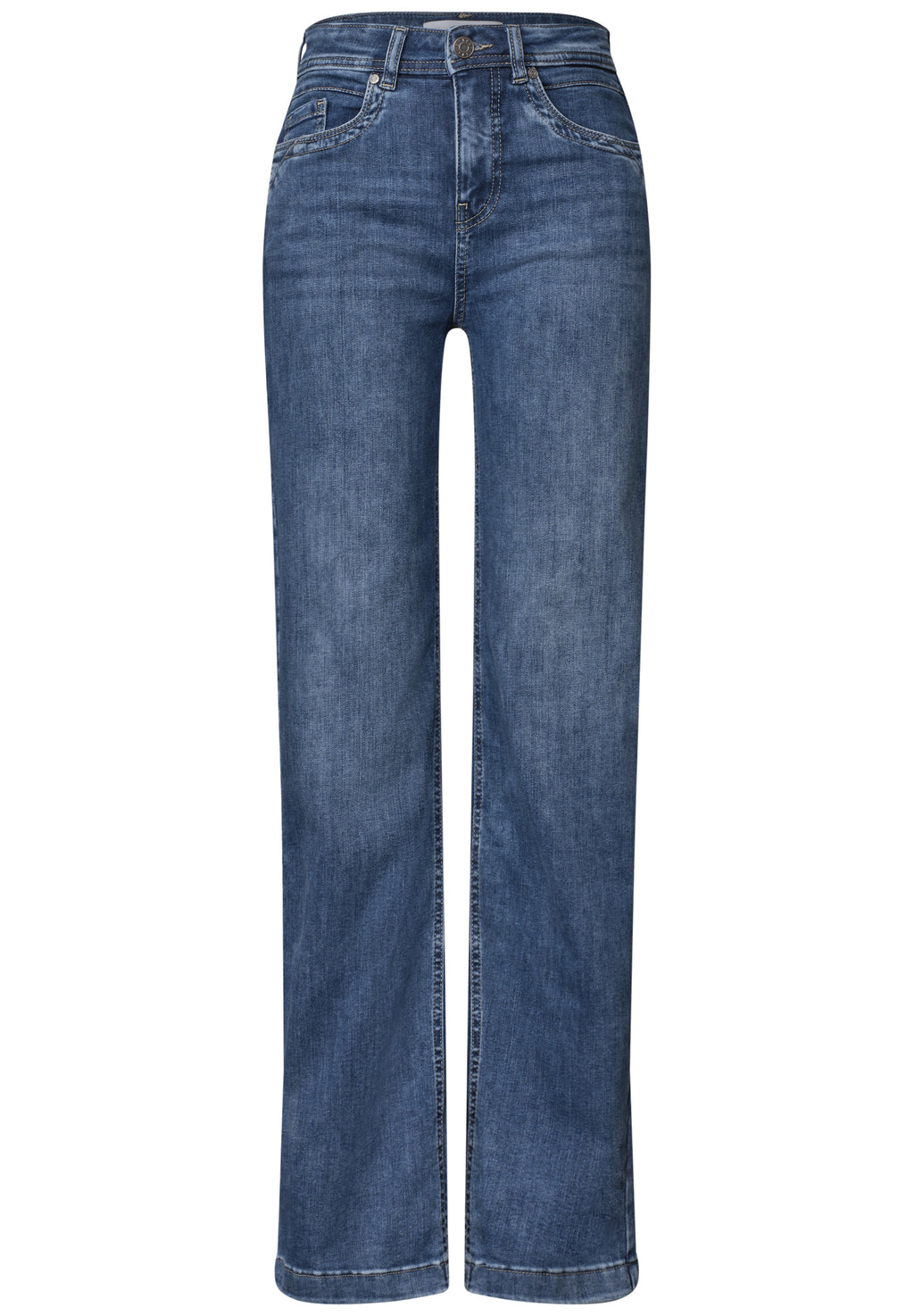 High Waist Wide Leg Jeans im Loose Fit