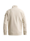 half zip interlock jersey
