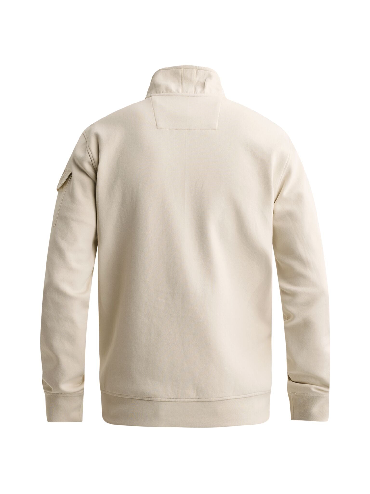 half zip interlock jersey