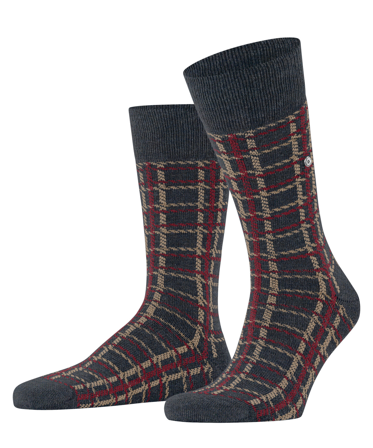 Wollsocken Grid im Tweed-Muster von FALKE