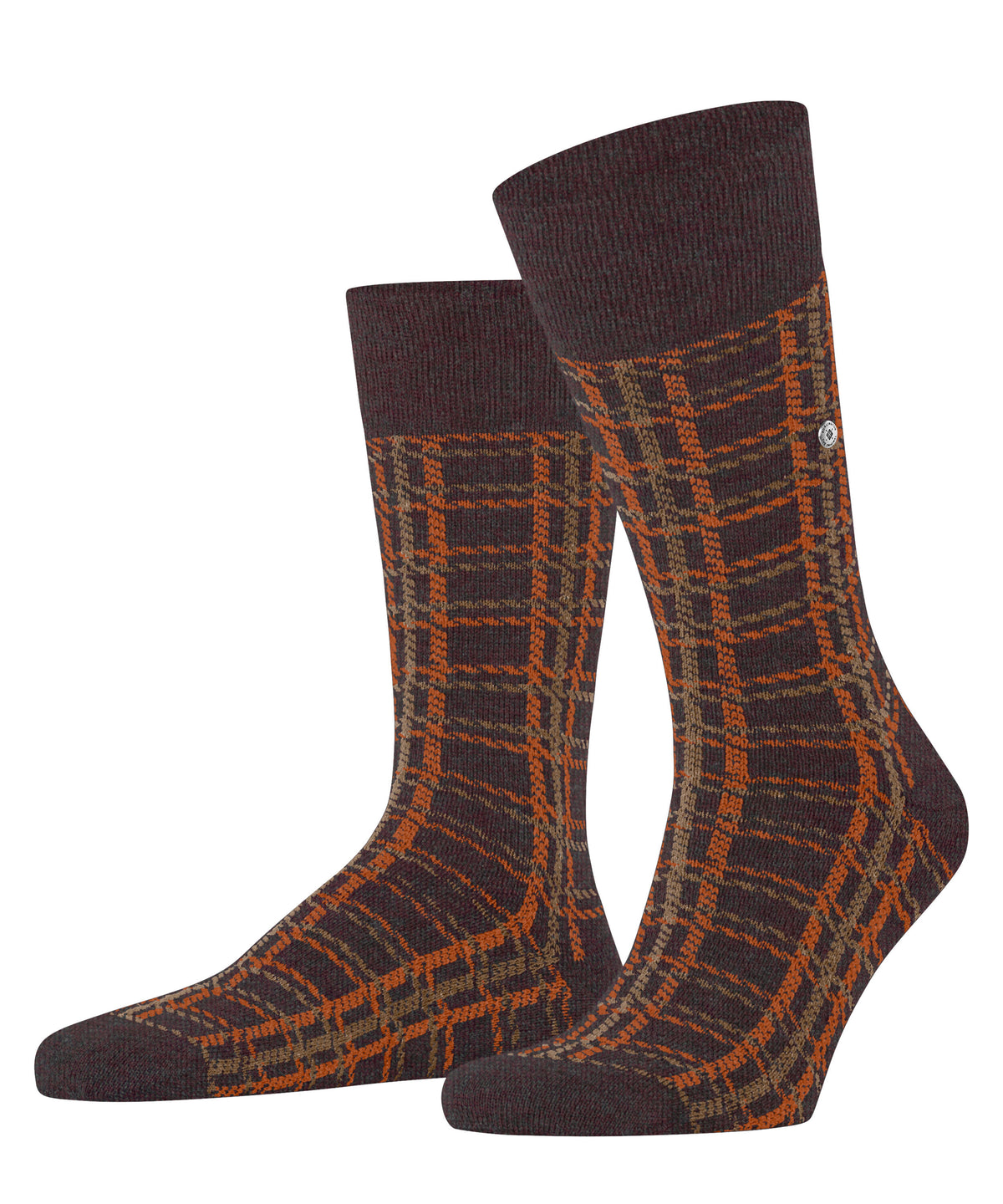 Wollsocken Grid im Tweed-Muster von FALKE