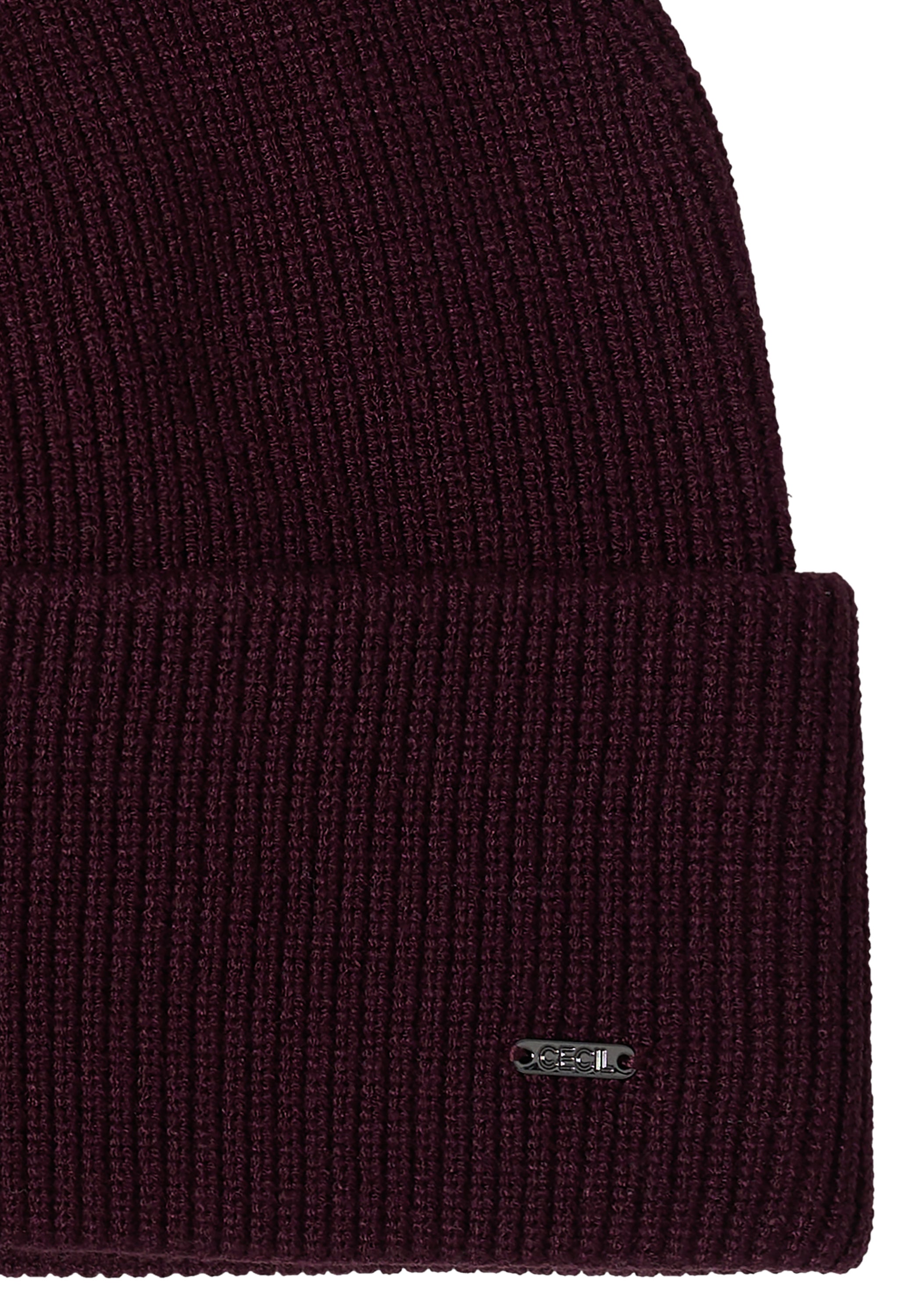 Beanie in Unifarbe