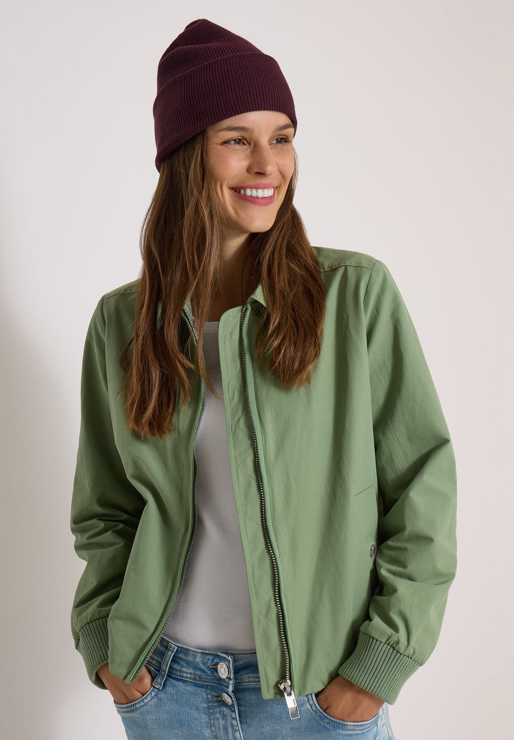 Beanie in Unifarbe