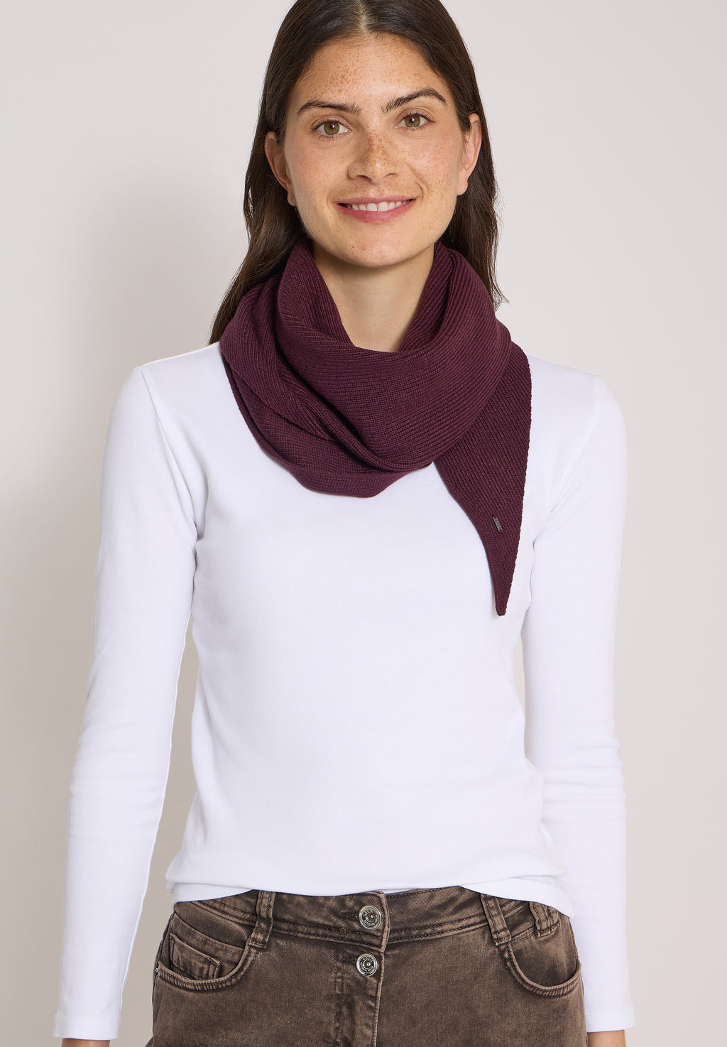 Dreieckstuch in Unifarbe