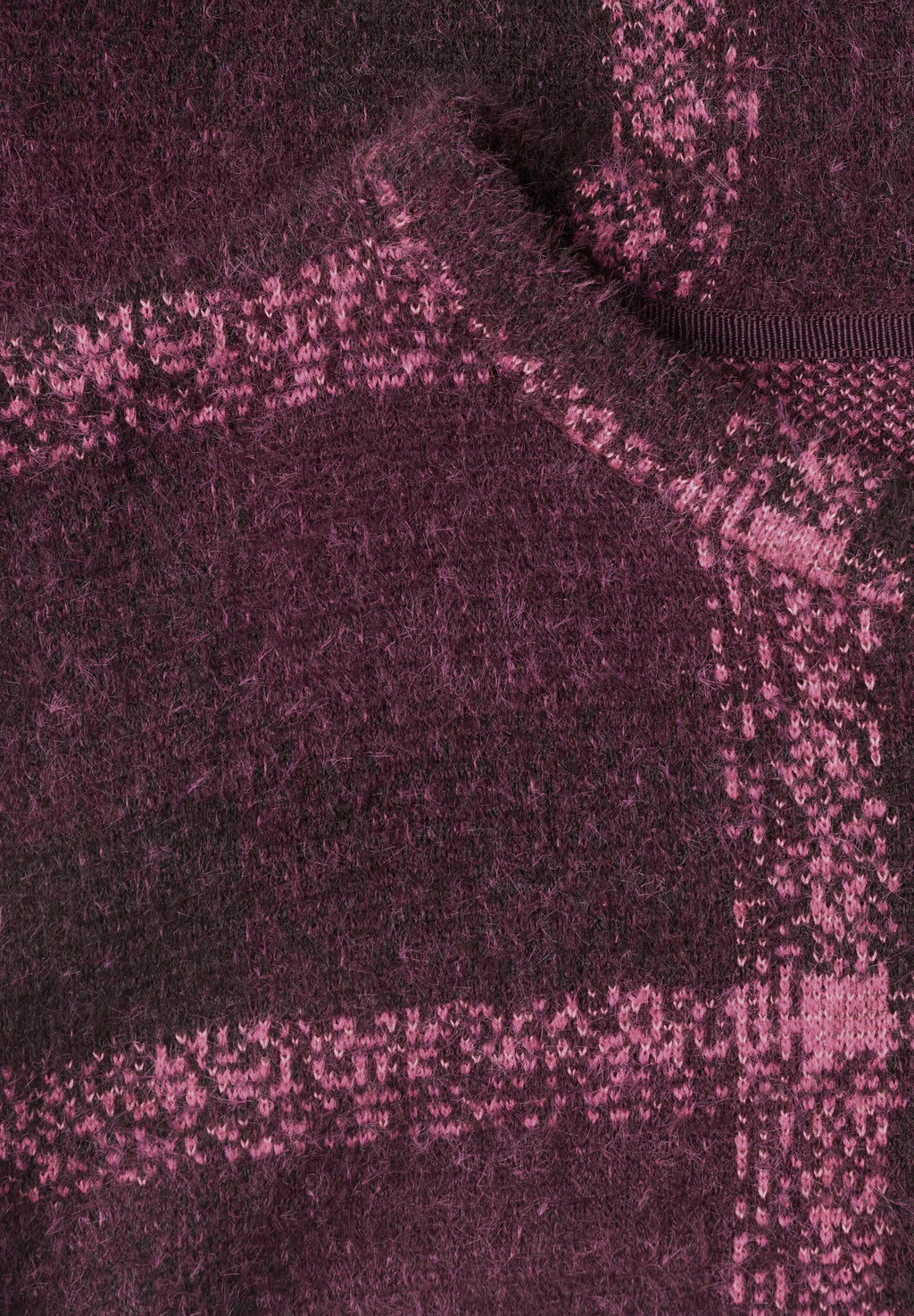 Langarm Shirt mit Rundhals und Karomuster