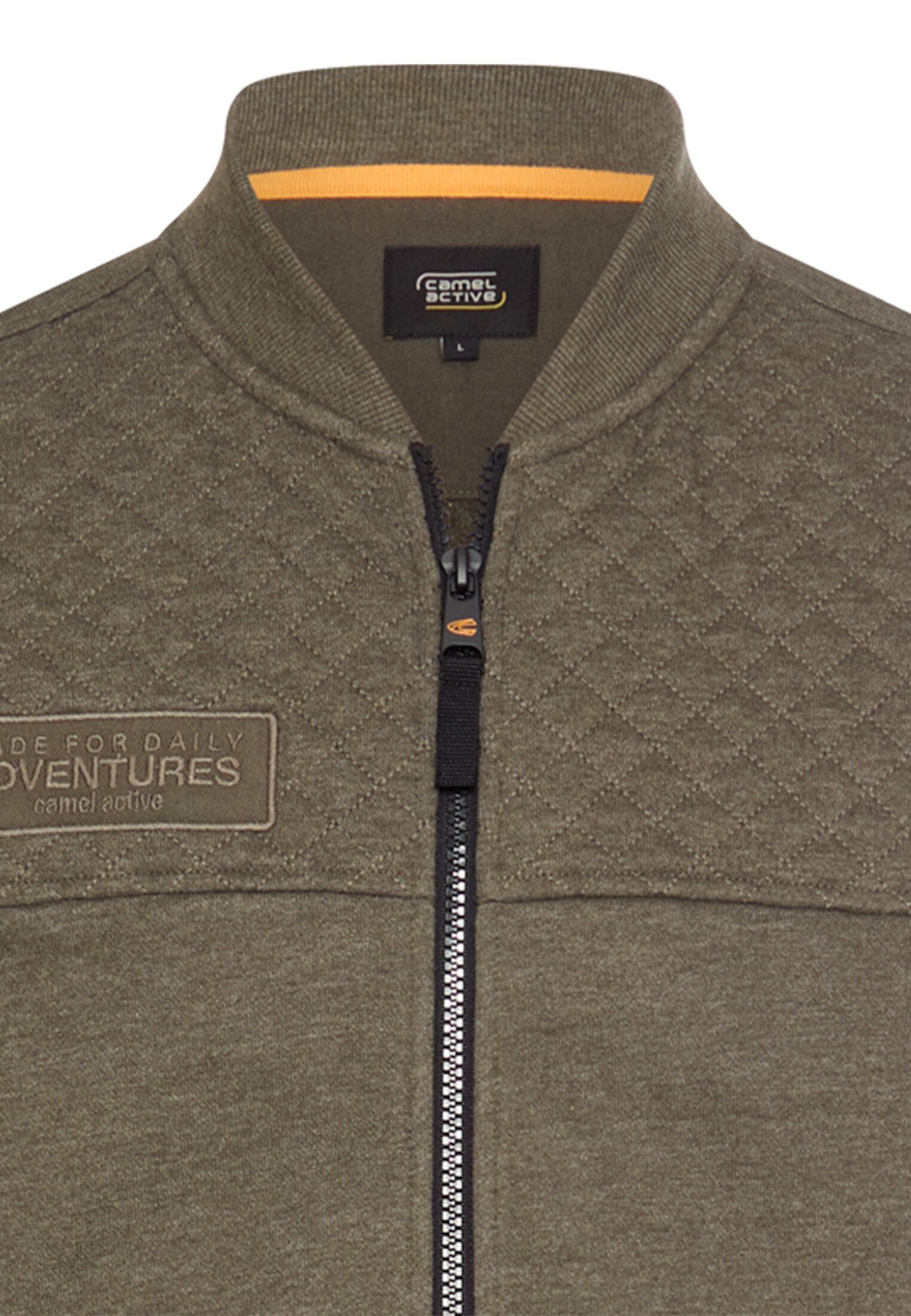 Sweat-Bomberjacke mit Ärmeltasche