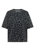 T-Shirt mit Rundhals und Leo-Muster