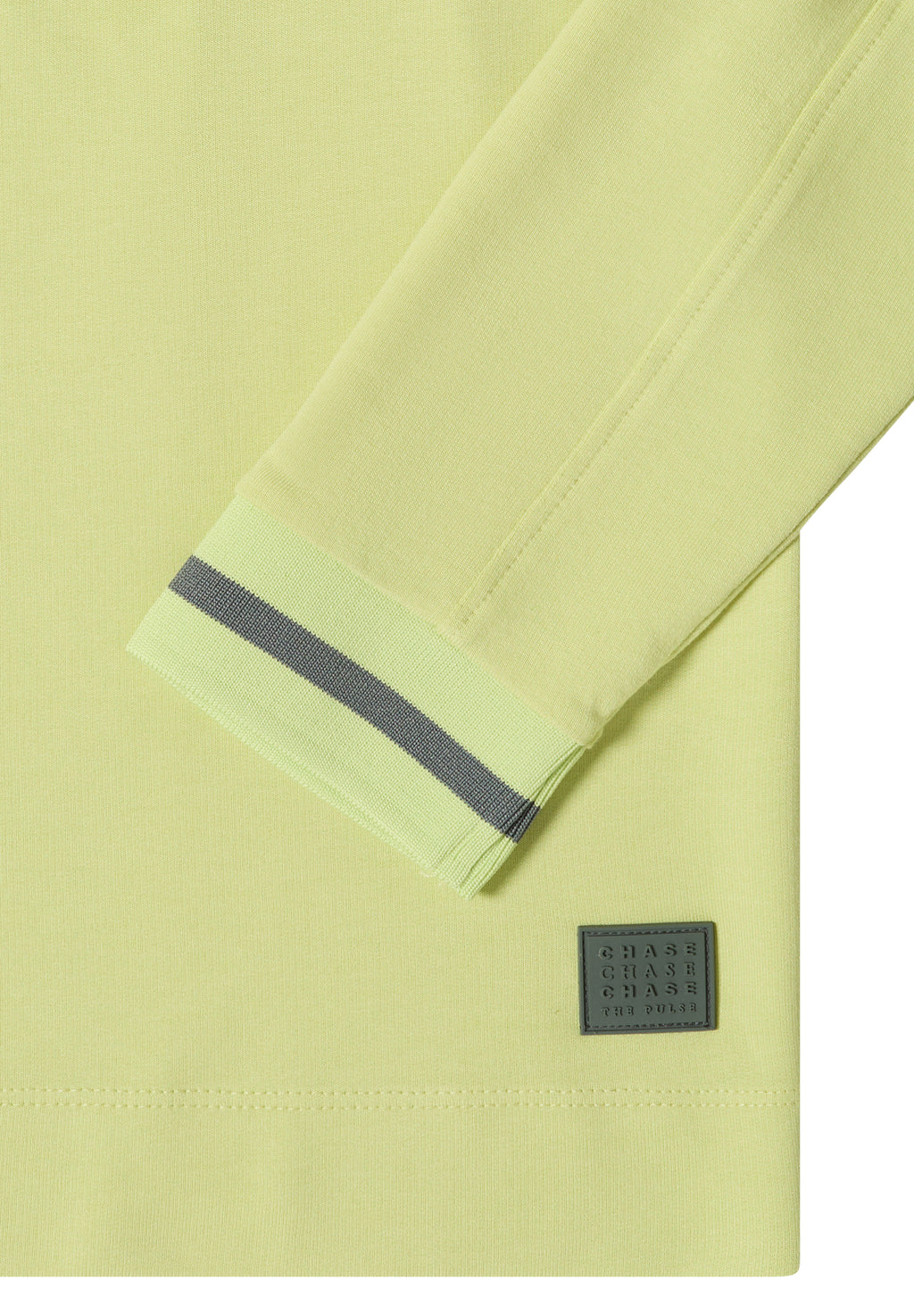 Langarm Shirt mit Rundhals und Streifendetail