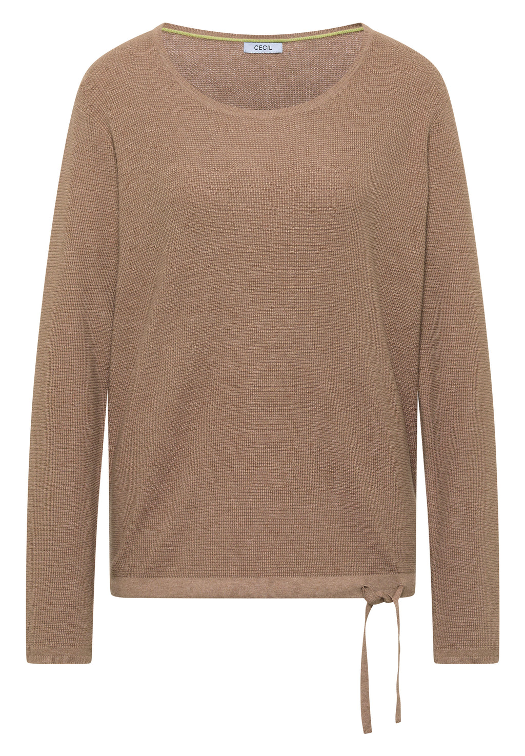 Pullover mit Rundhals und Struktur