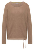 Pullover mit Rundhals und Struktur