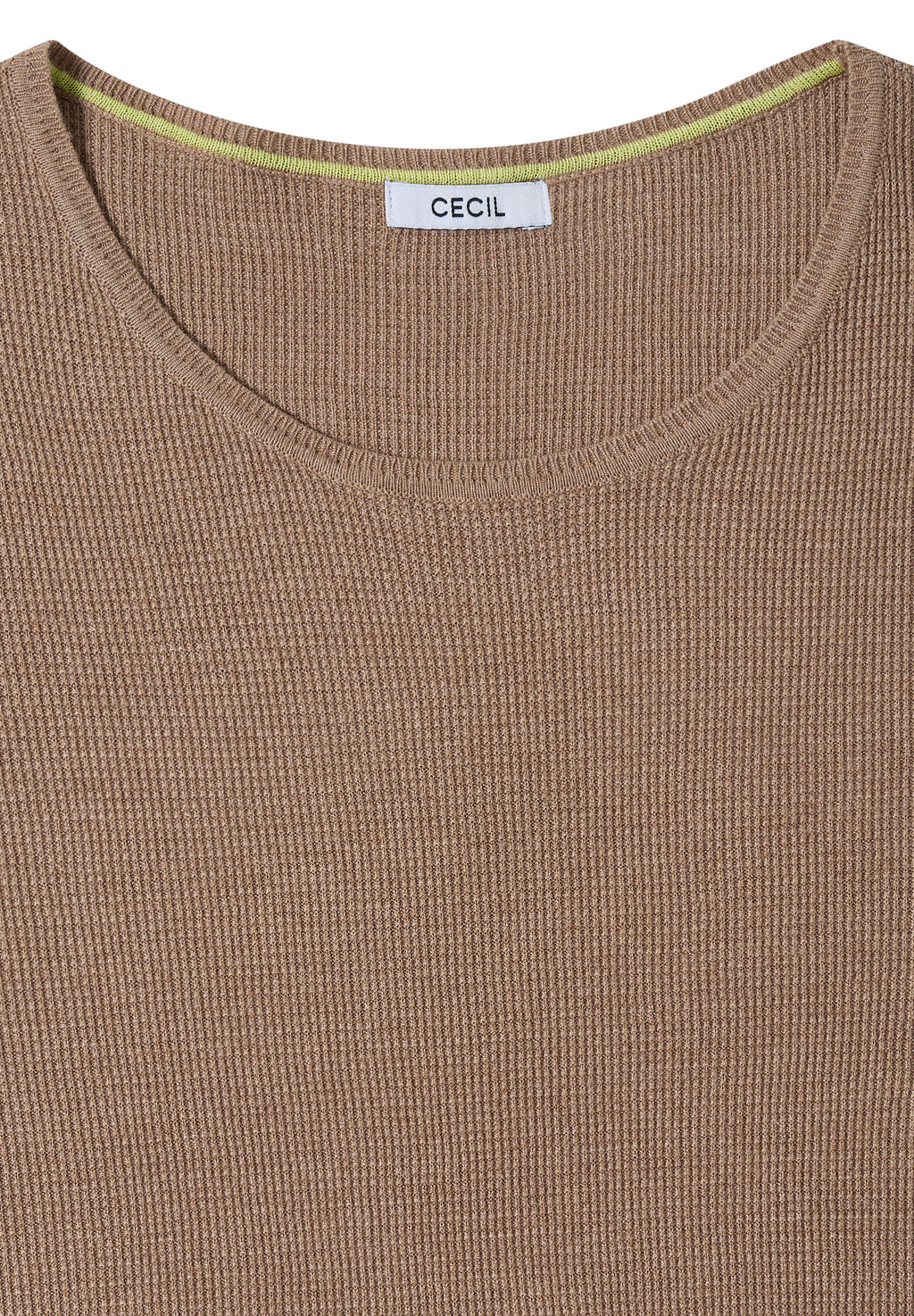 Pullover mit Rundhals und Struktur