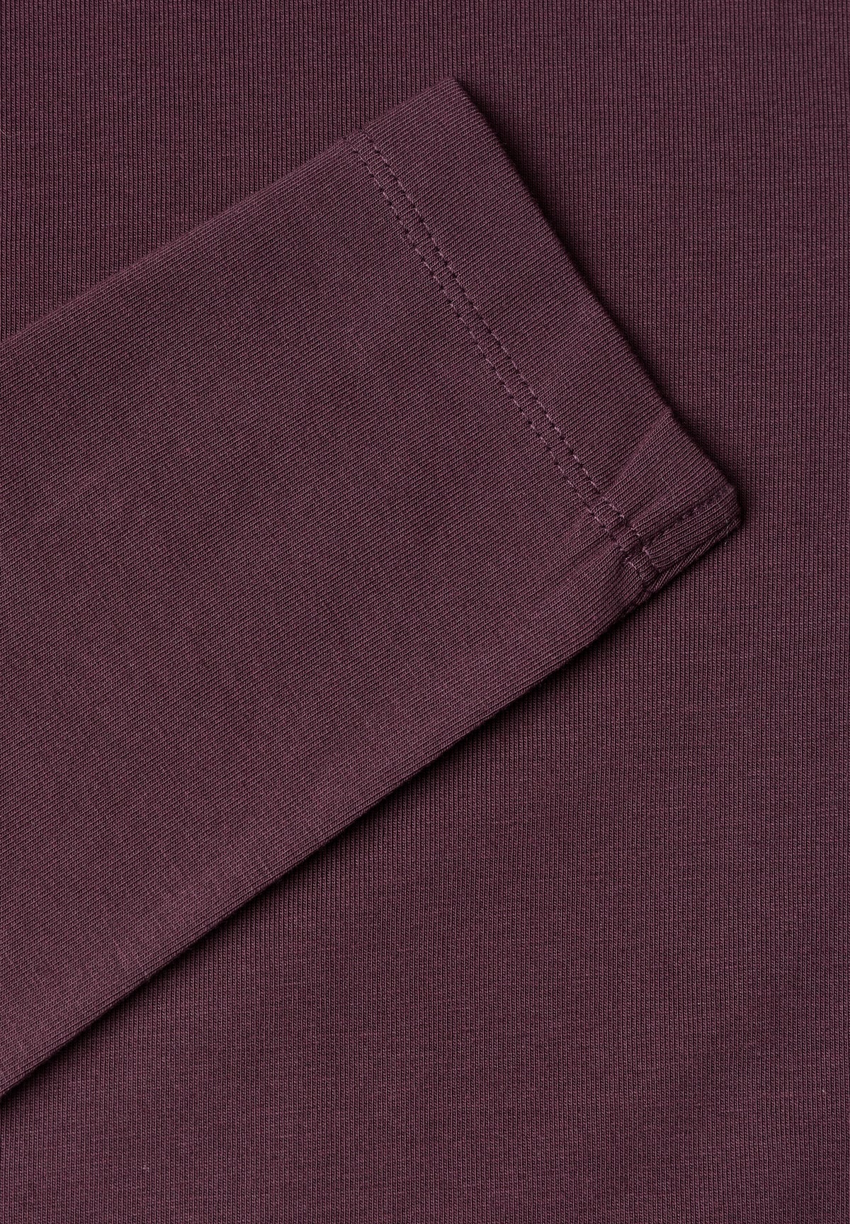 Langarm Shirt in Unifarbe mit Rollkragen von Street One
