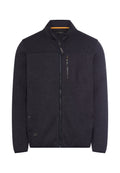 Fleecejacke mit hohem Stehkragen