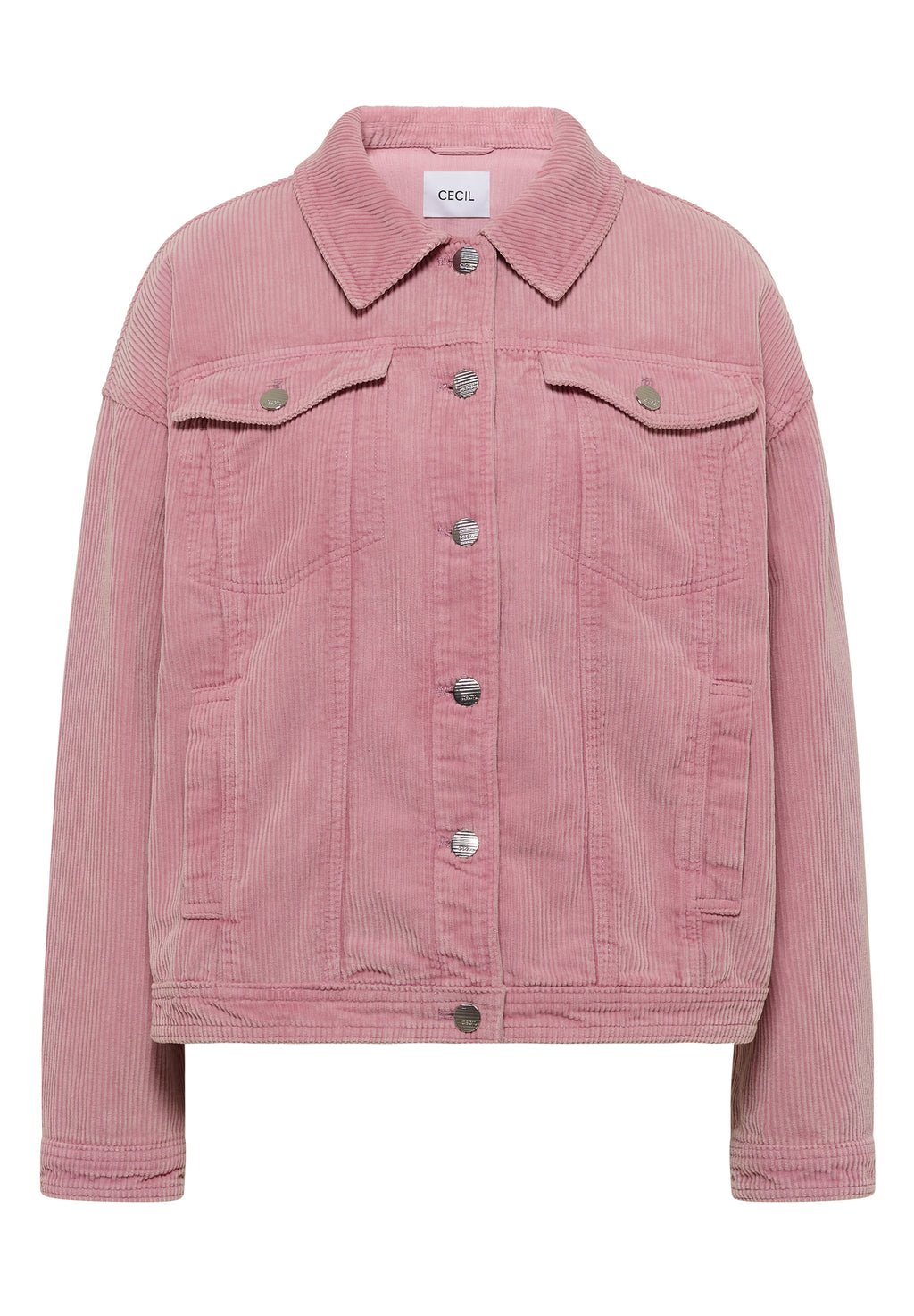 Cord-Overshirt im Washed-Look