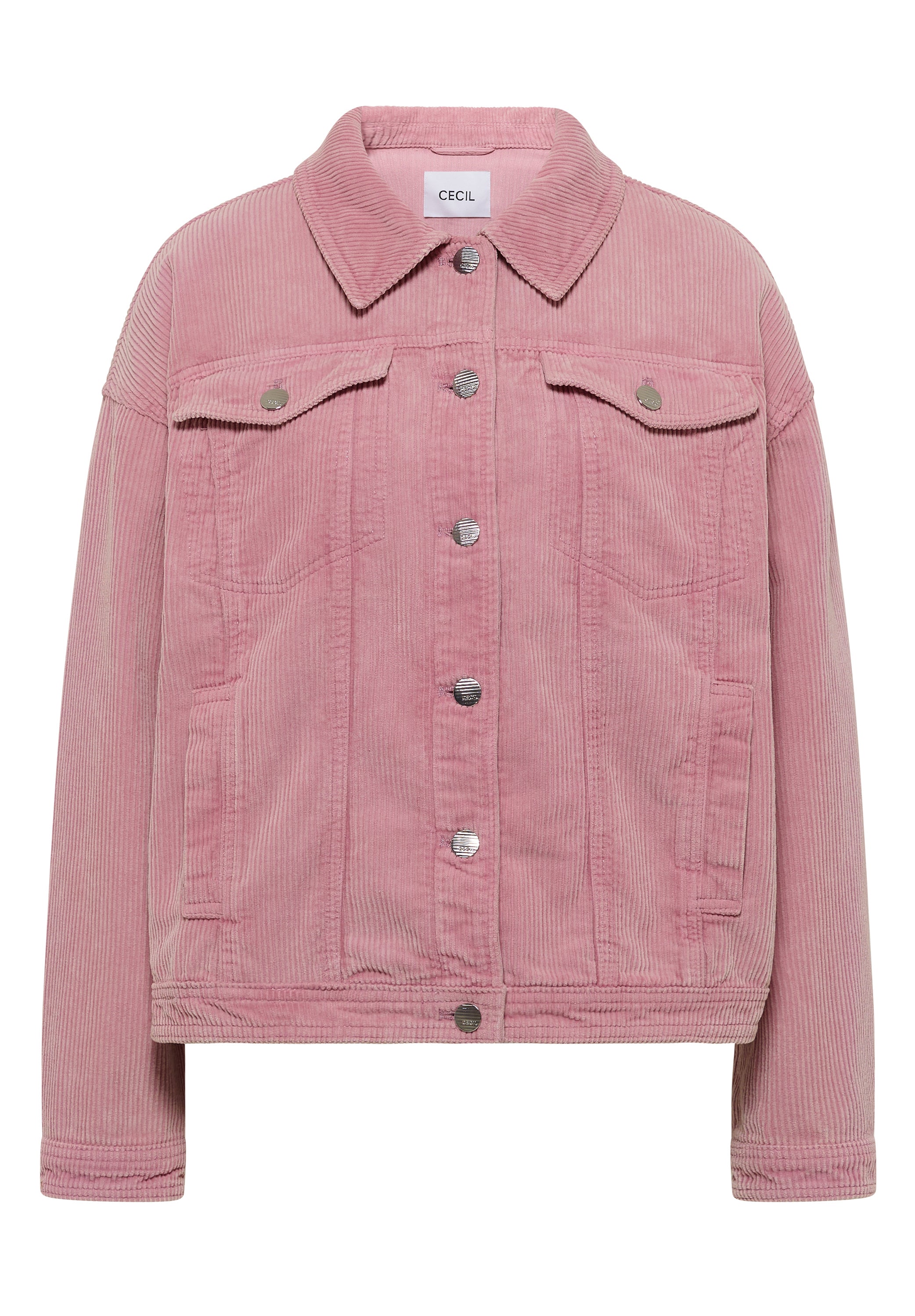 Cord-Overshirt im Washed-Look