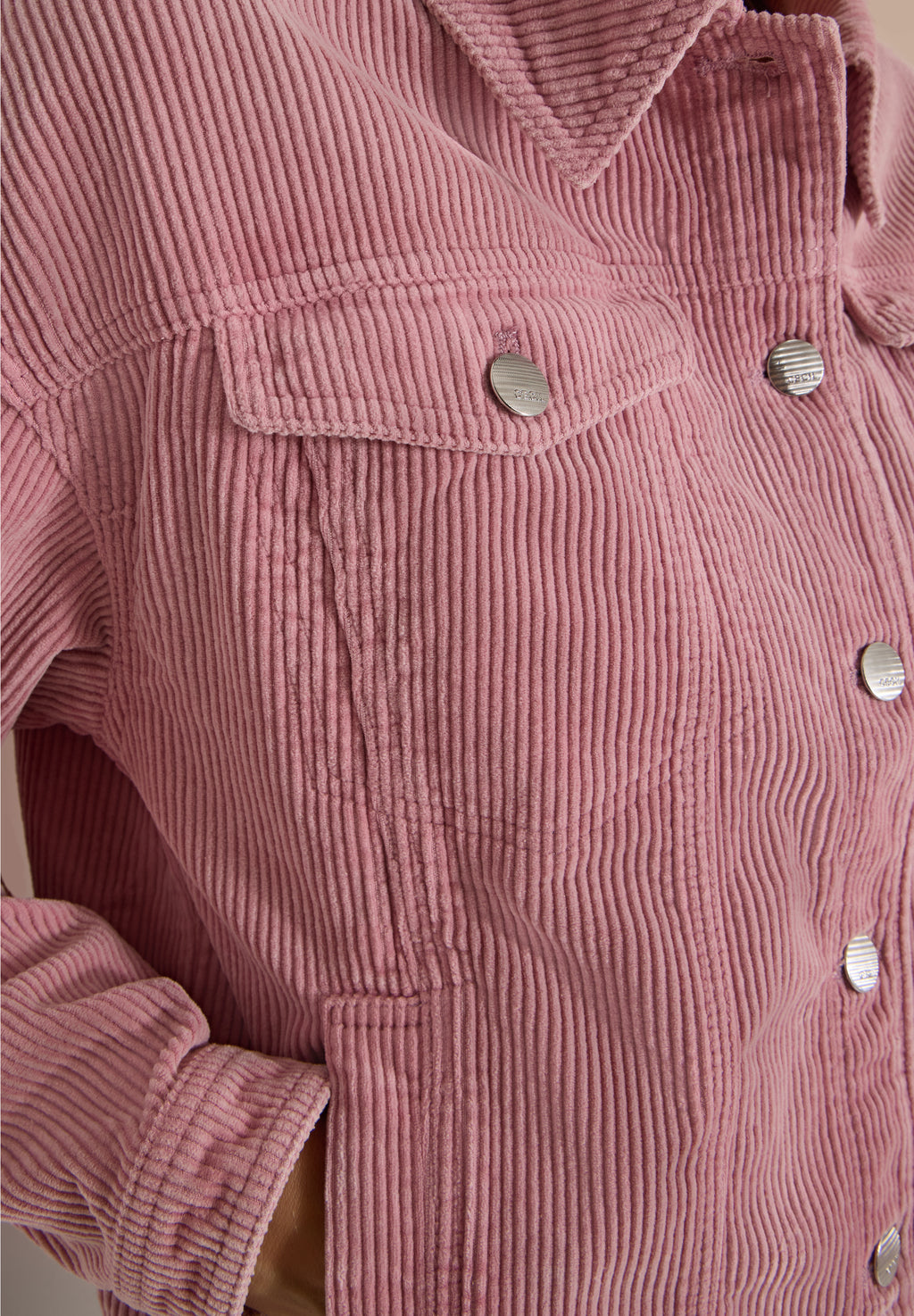 Cord-Overshirt im Washed-Look